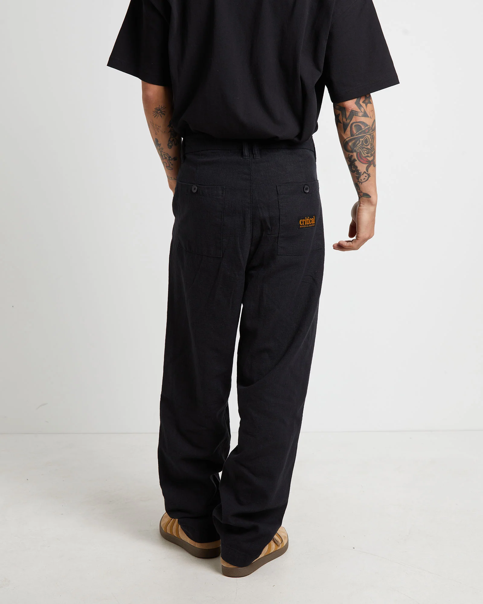 Harrow Pleat Linen Pants - Image 2