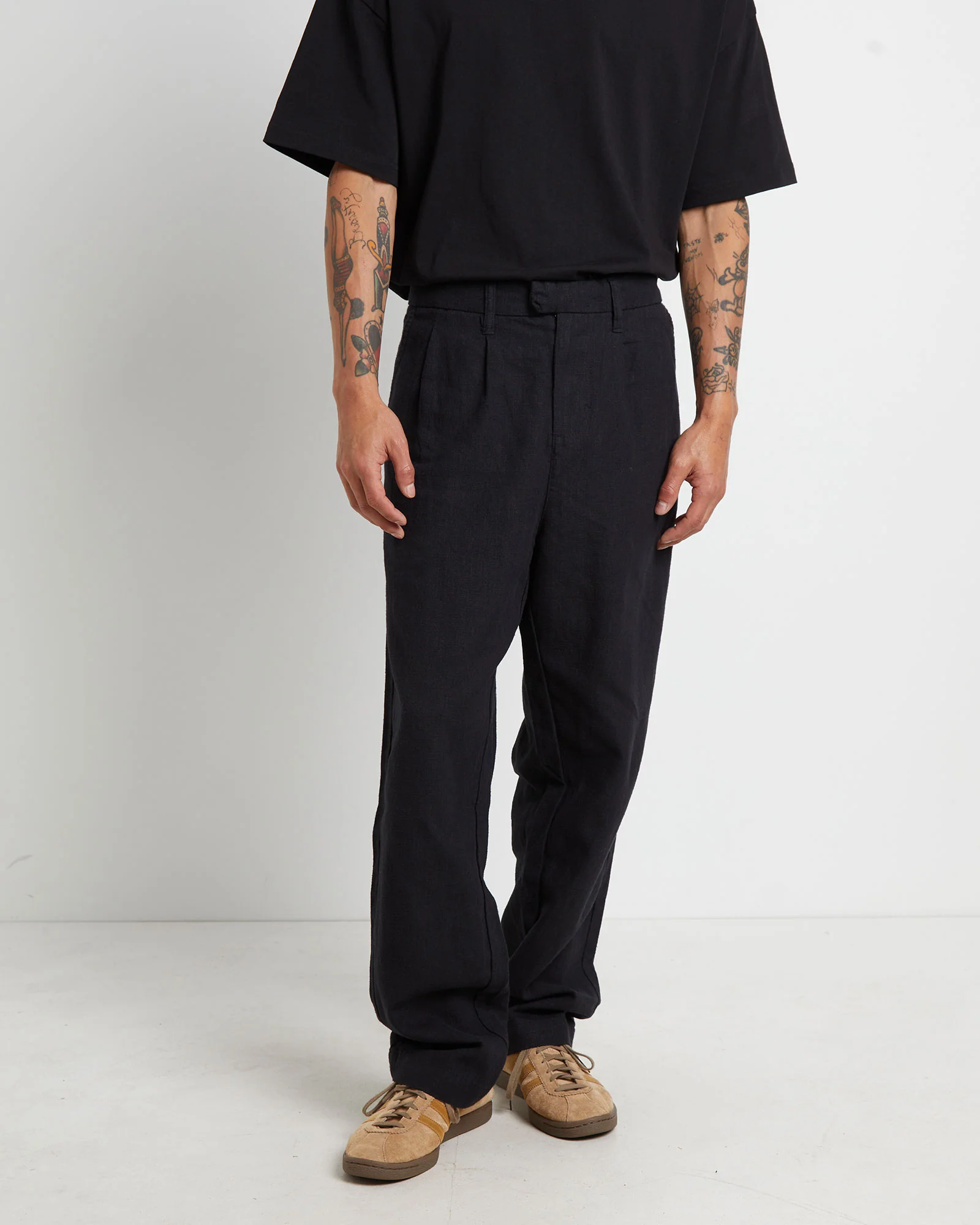 Harrow Pleat Linen Pants - Image 4