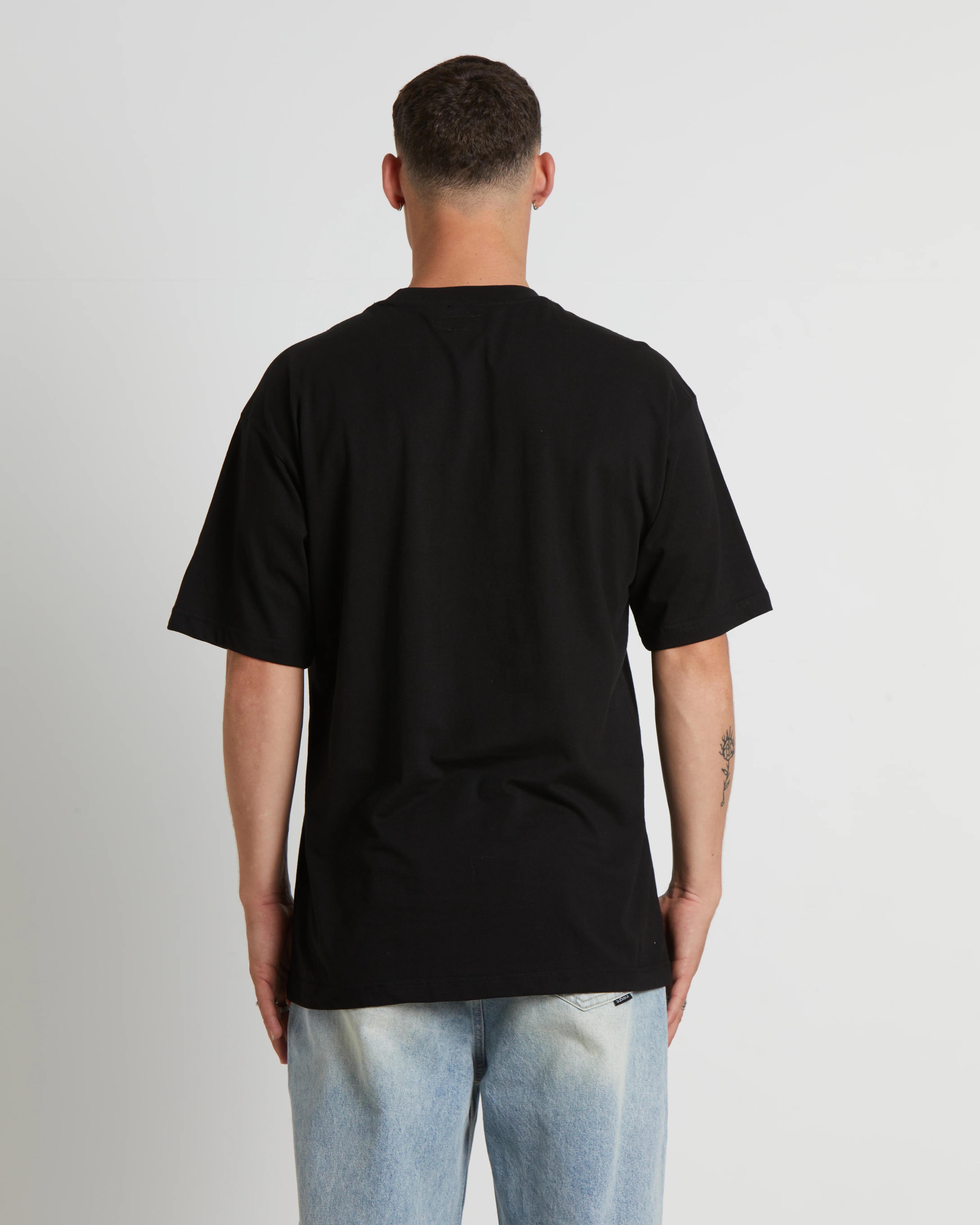 Hasbulla Rap Short Sleeve T-Shirt in Black - Image 2