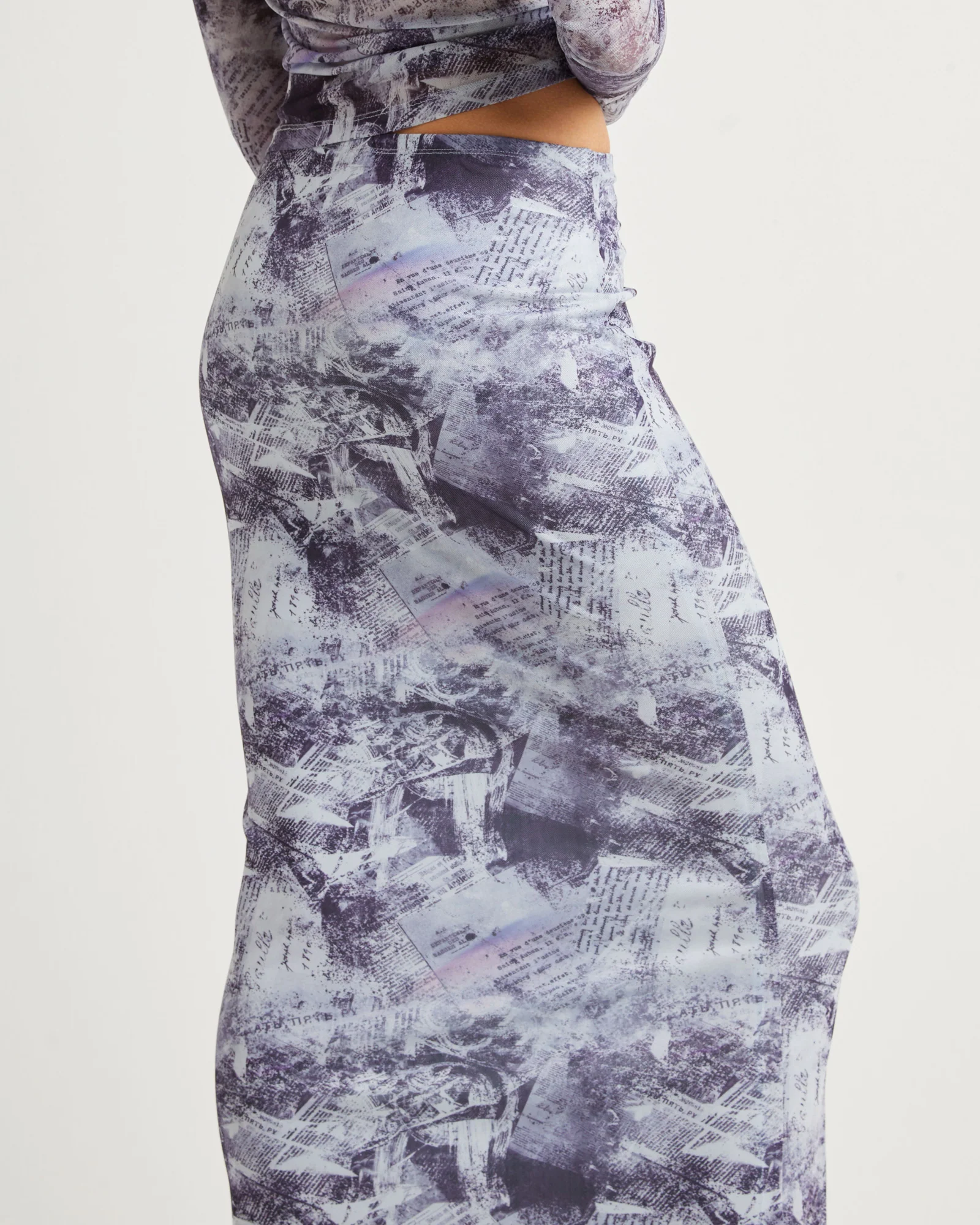 Hazy Mech Midi Skirt - Image 5