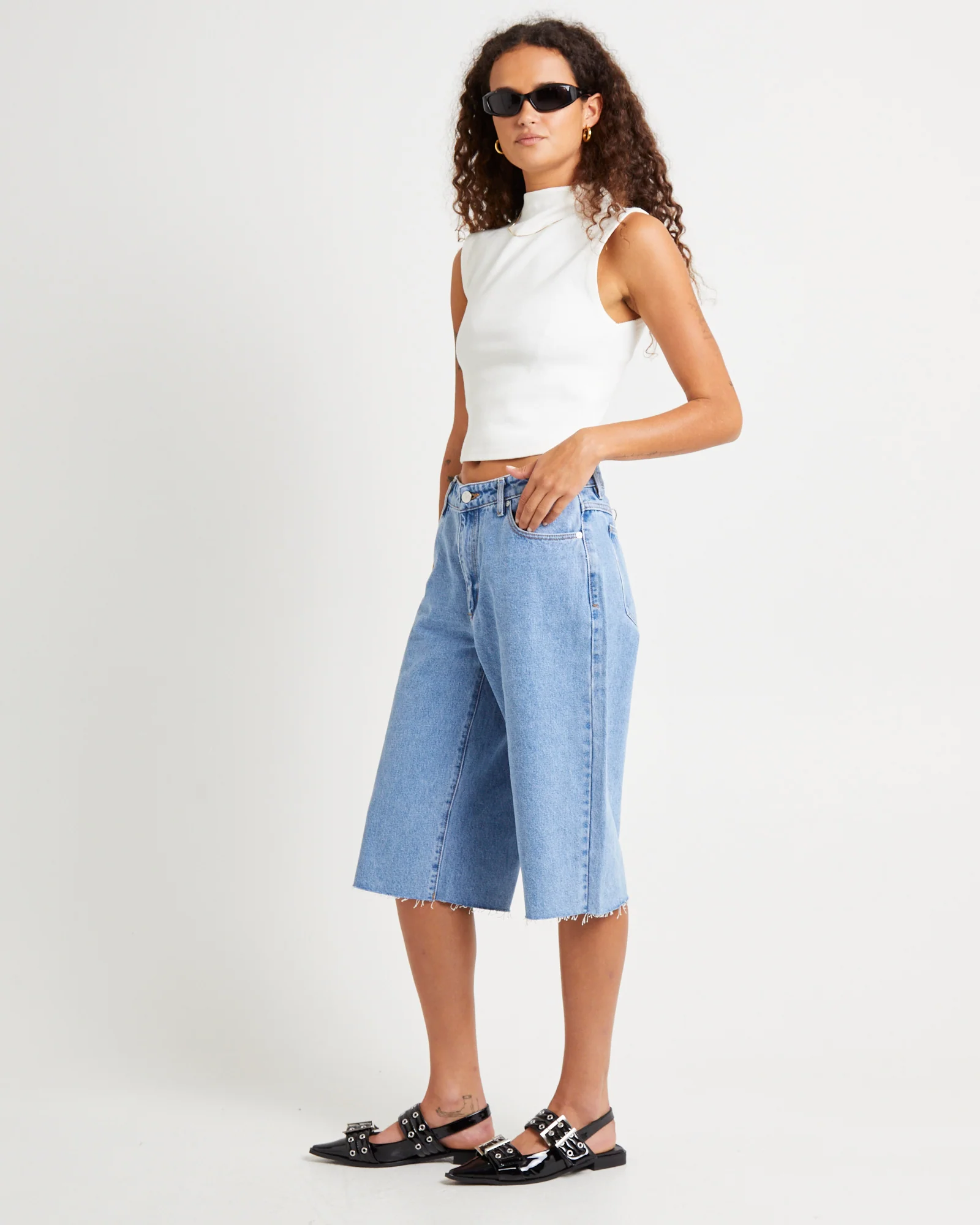 Heather Icon Mock Neck Top - Image 4