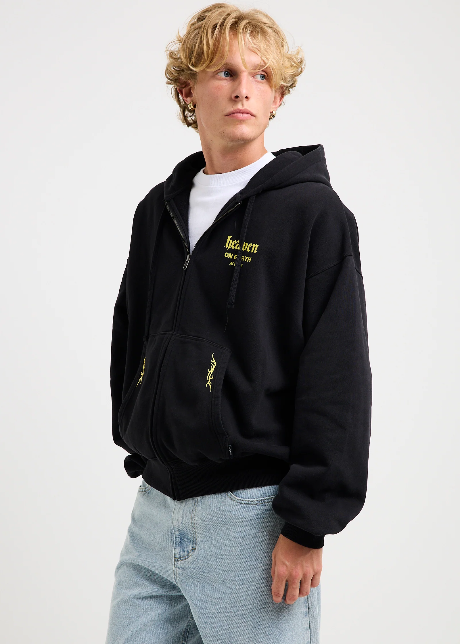 Heaven Boxy Zip Hoodie - Image 4