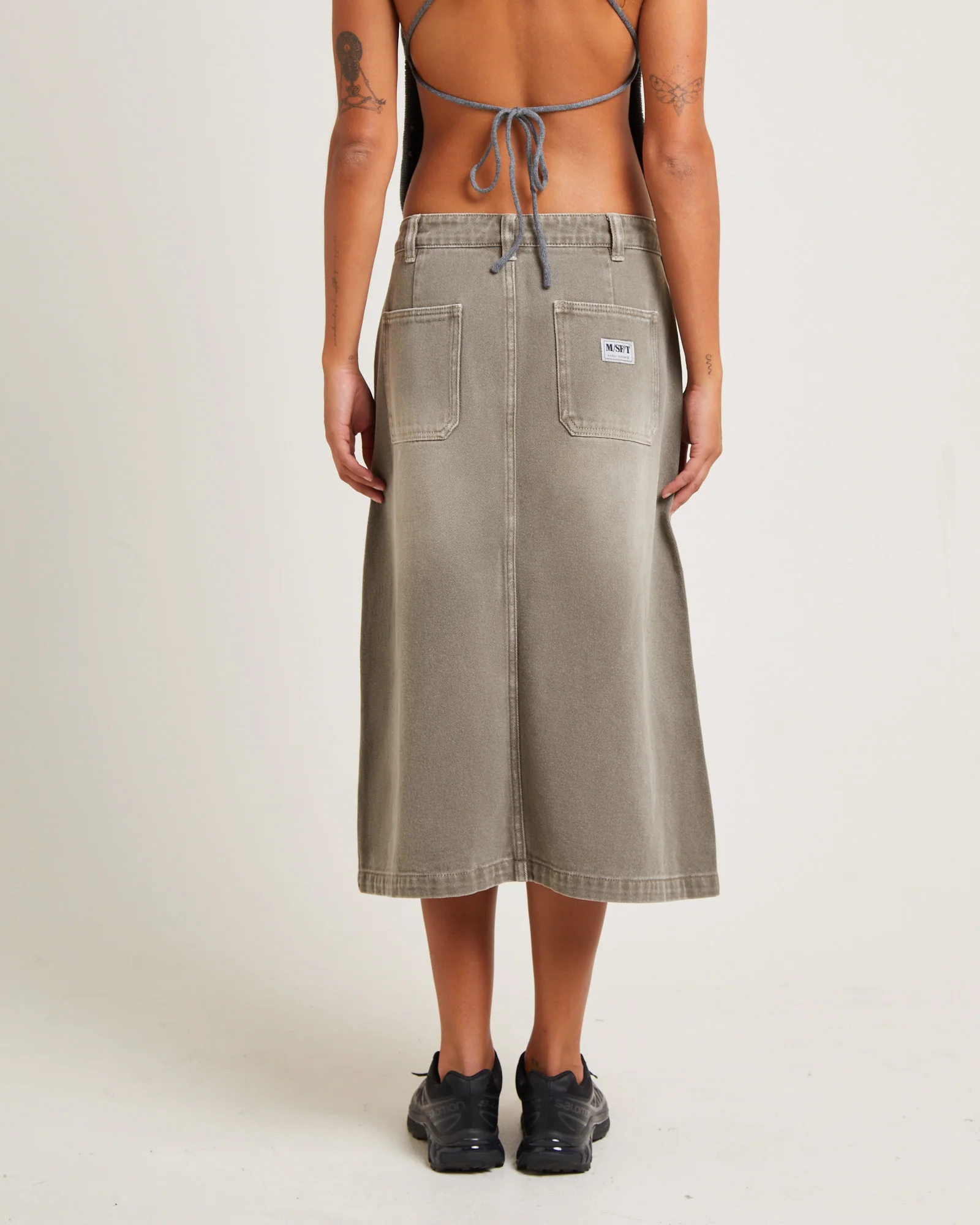 Heavenly People Midi Skirt Bark - Image 2