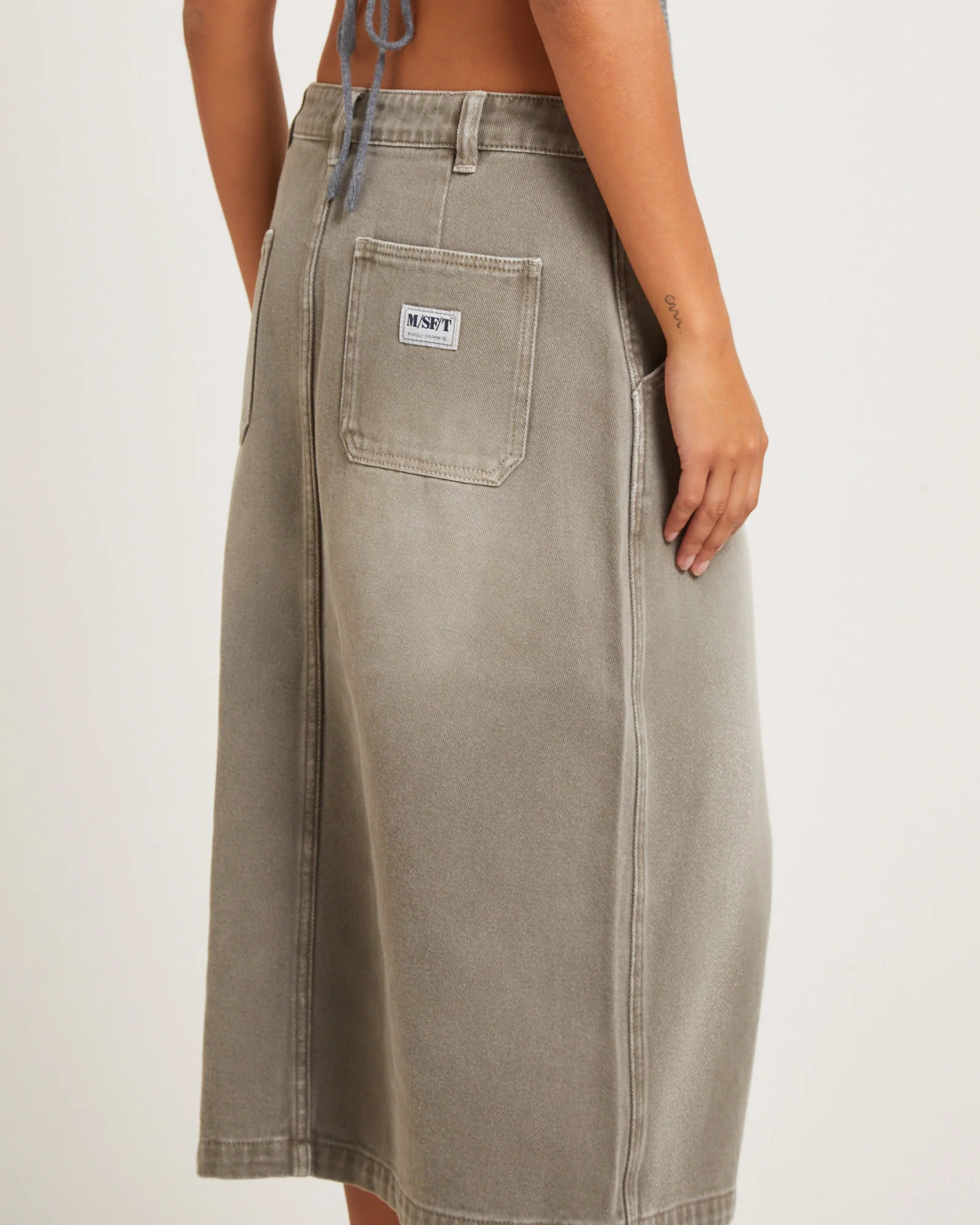 Heavenly People Midi Skirt Bark - Image 5
