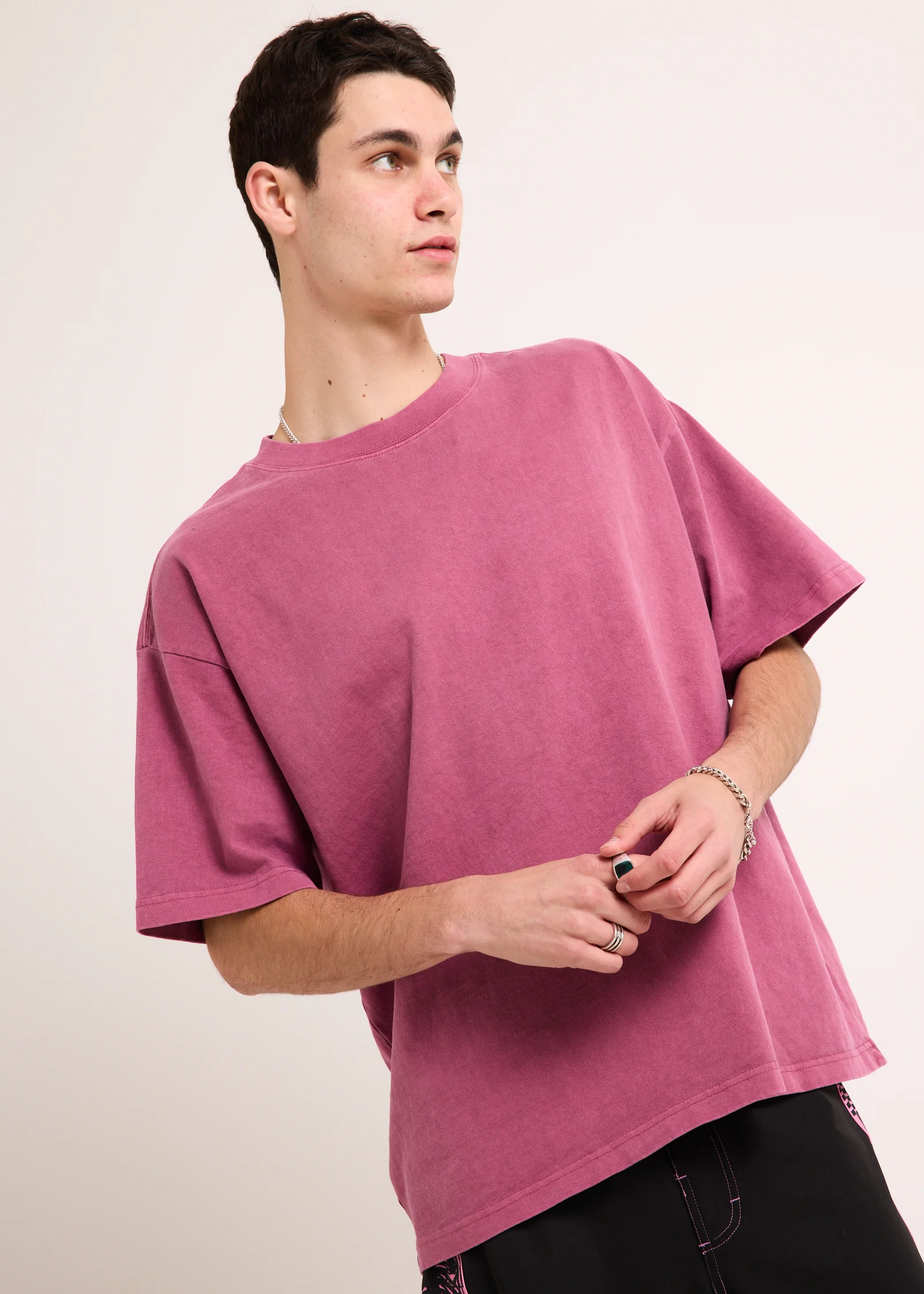 Heavy Crop Washed T-Shirt