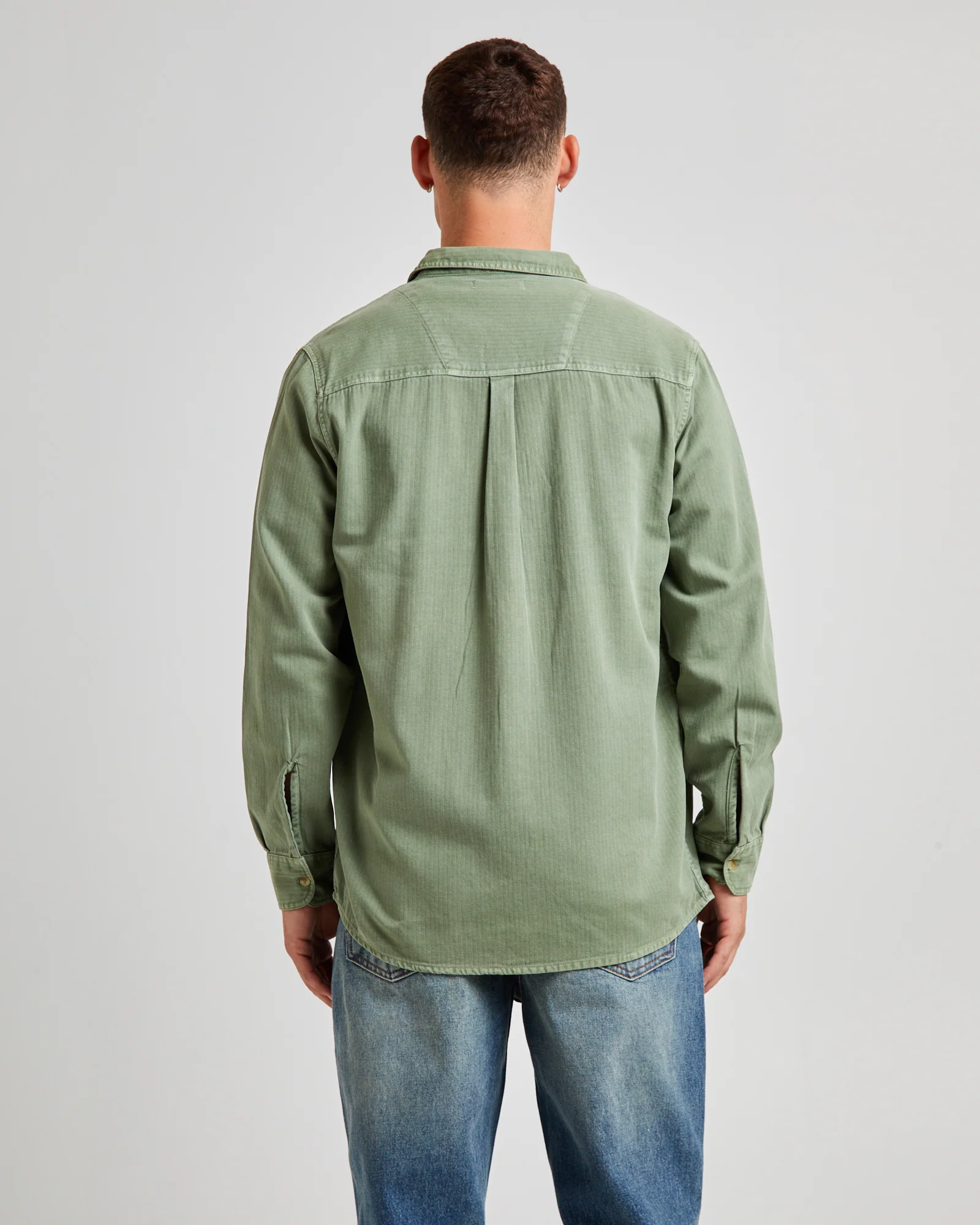 Herringbone Long Sleeve Shirt - Image 2