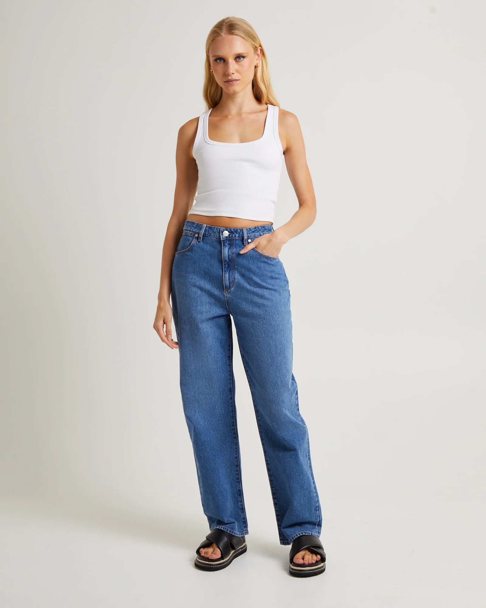Hi Bella Baggy Denim Jeans Eternity - Image 3
