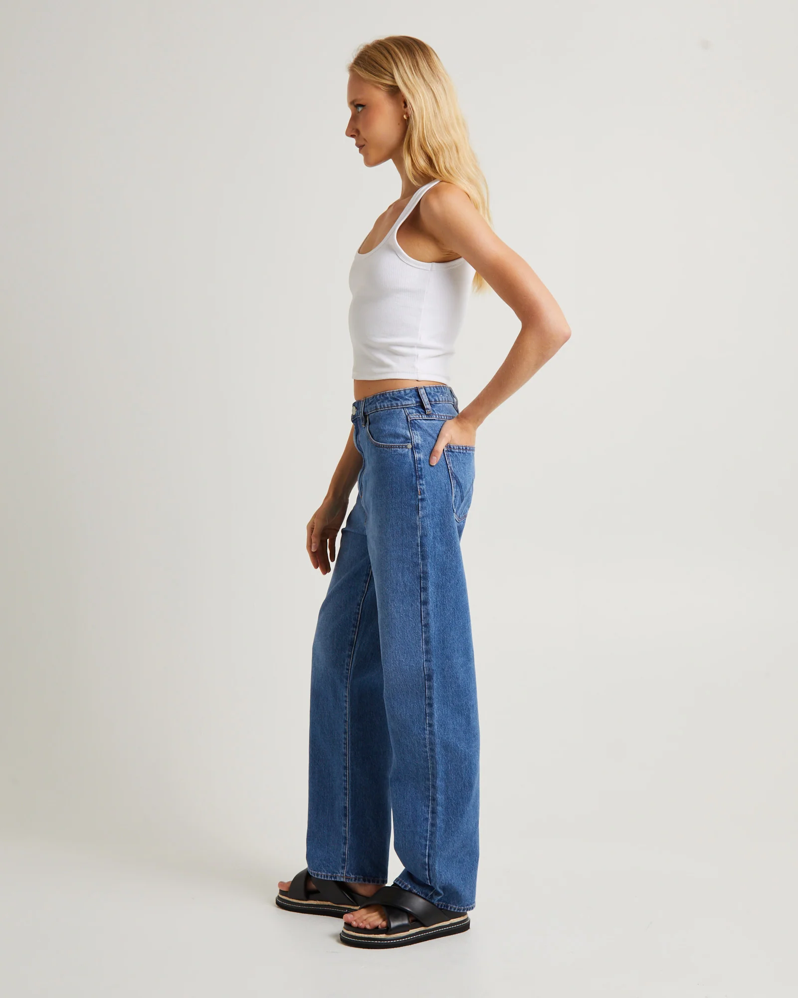 Hi Bella Baggy Denim Jeans Eternity - Image 4