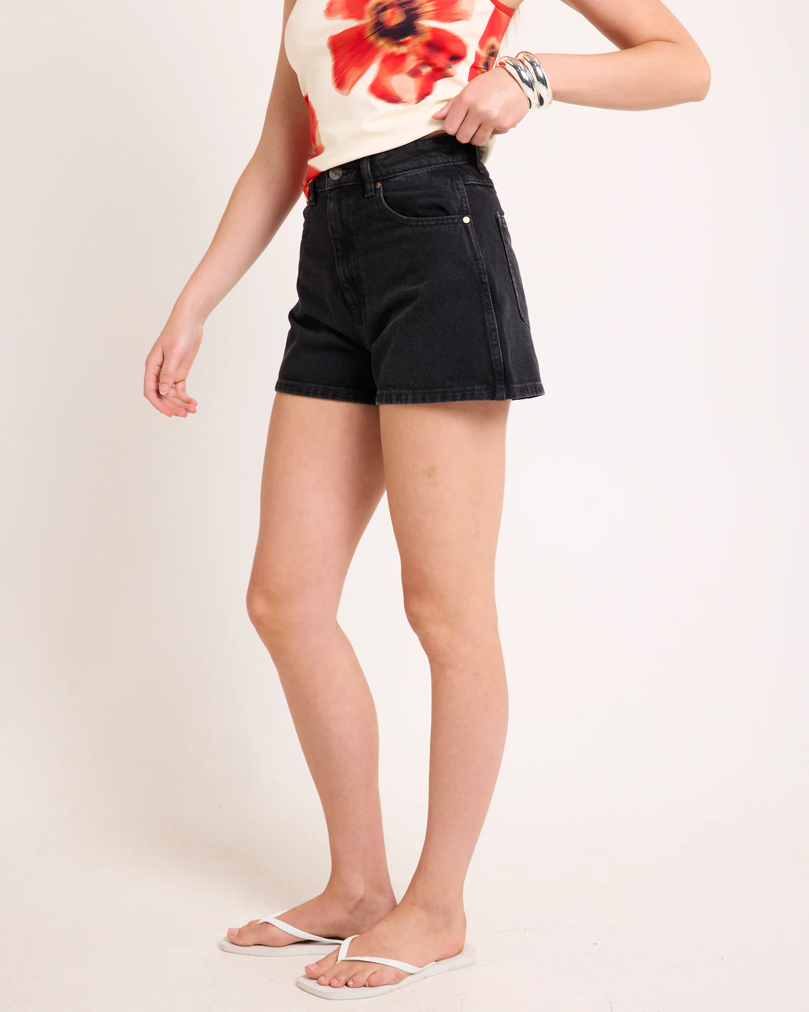Hi Bells Denim Short - Image 4