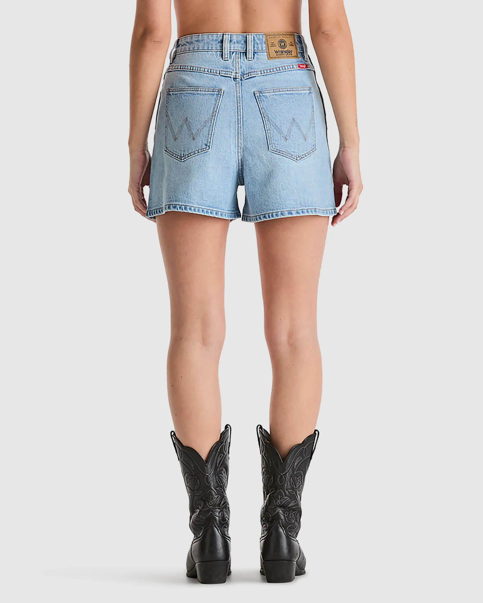 Hi Bells Denim Shorts Blue Tour - Image 4
