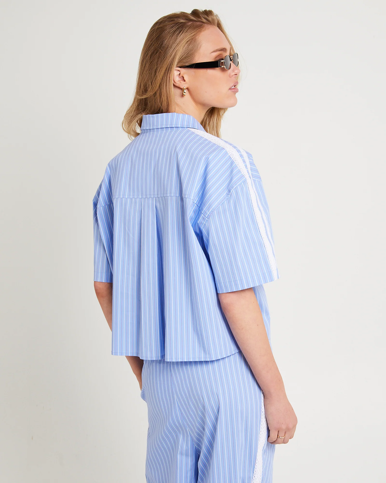 Hideaway Sports Stripe Short Sleeve Shirt - Image 4