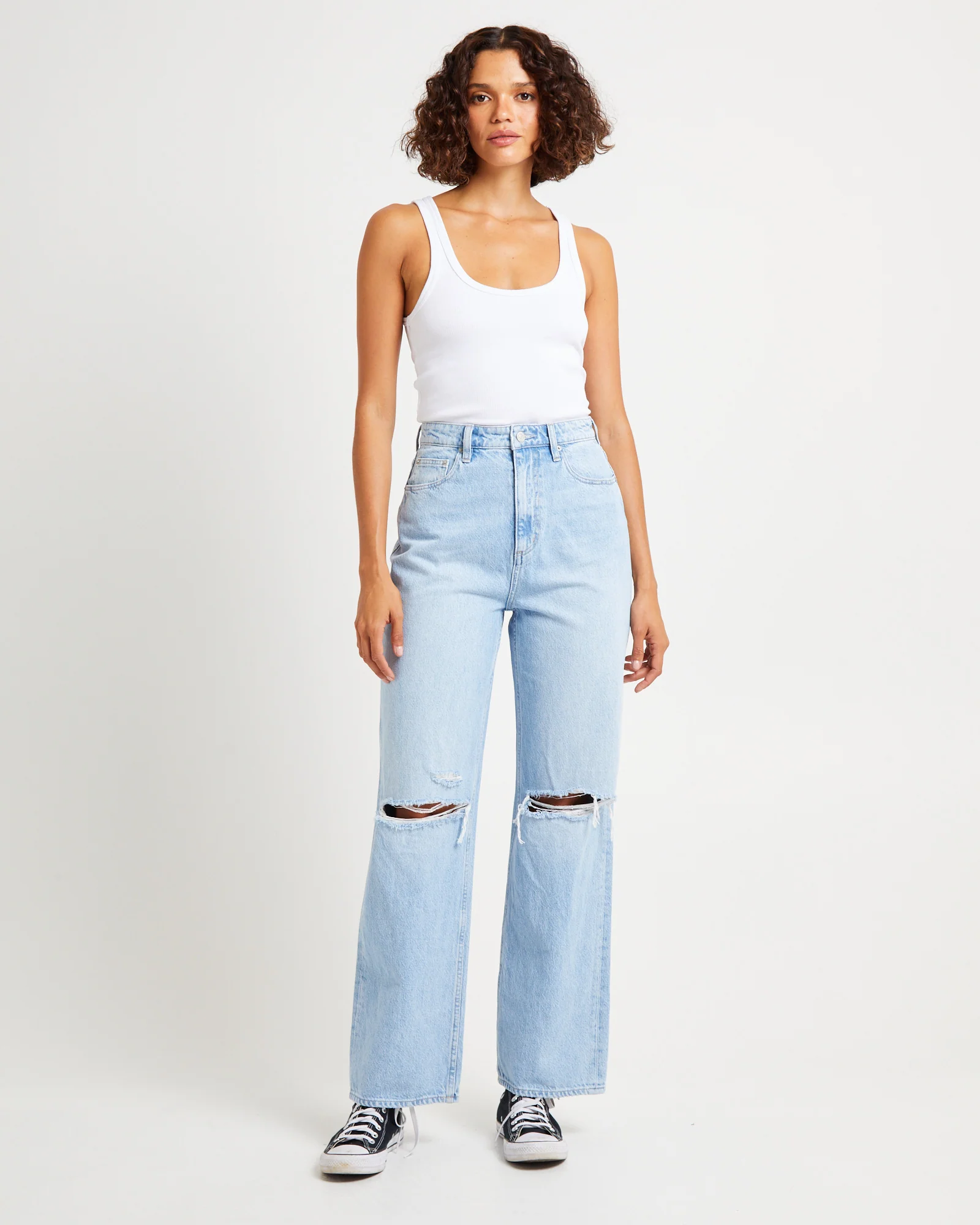 High Baggy Denim Jeans - Image 3