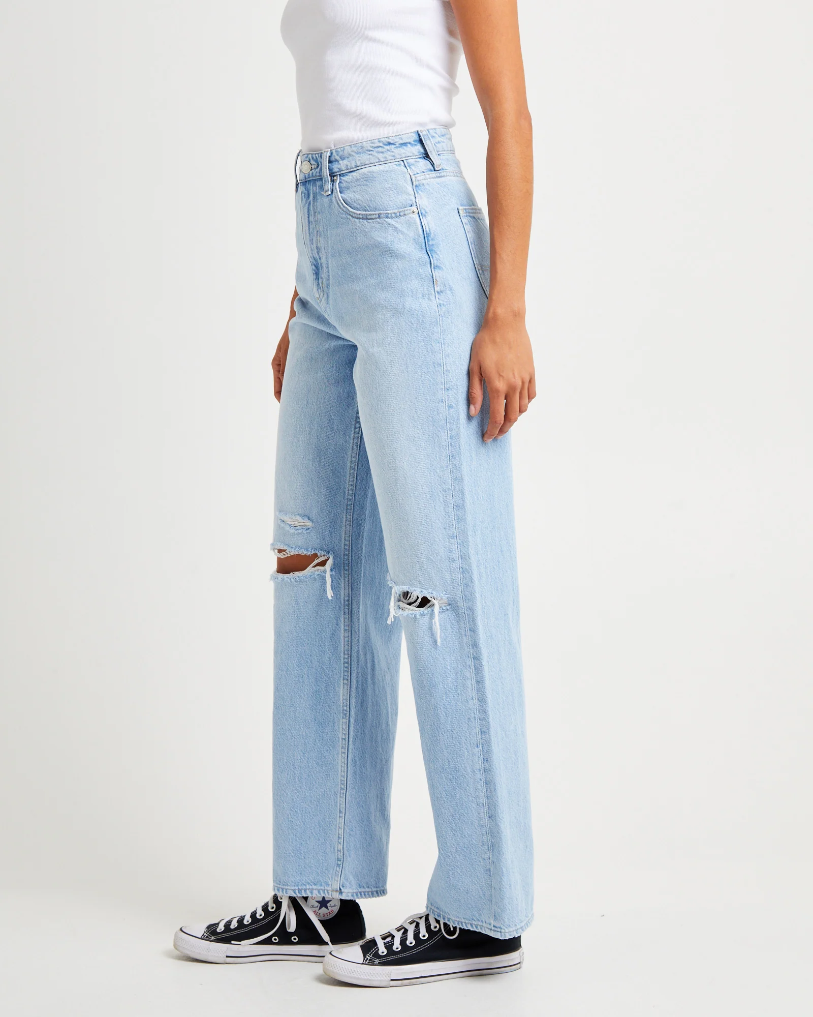 High Baggy Denim Jeans - Image 4