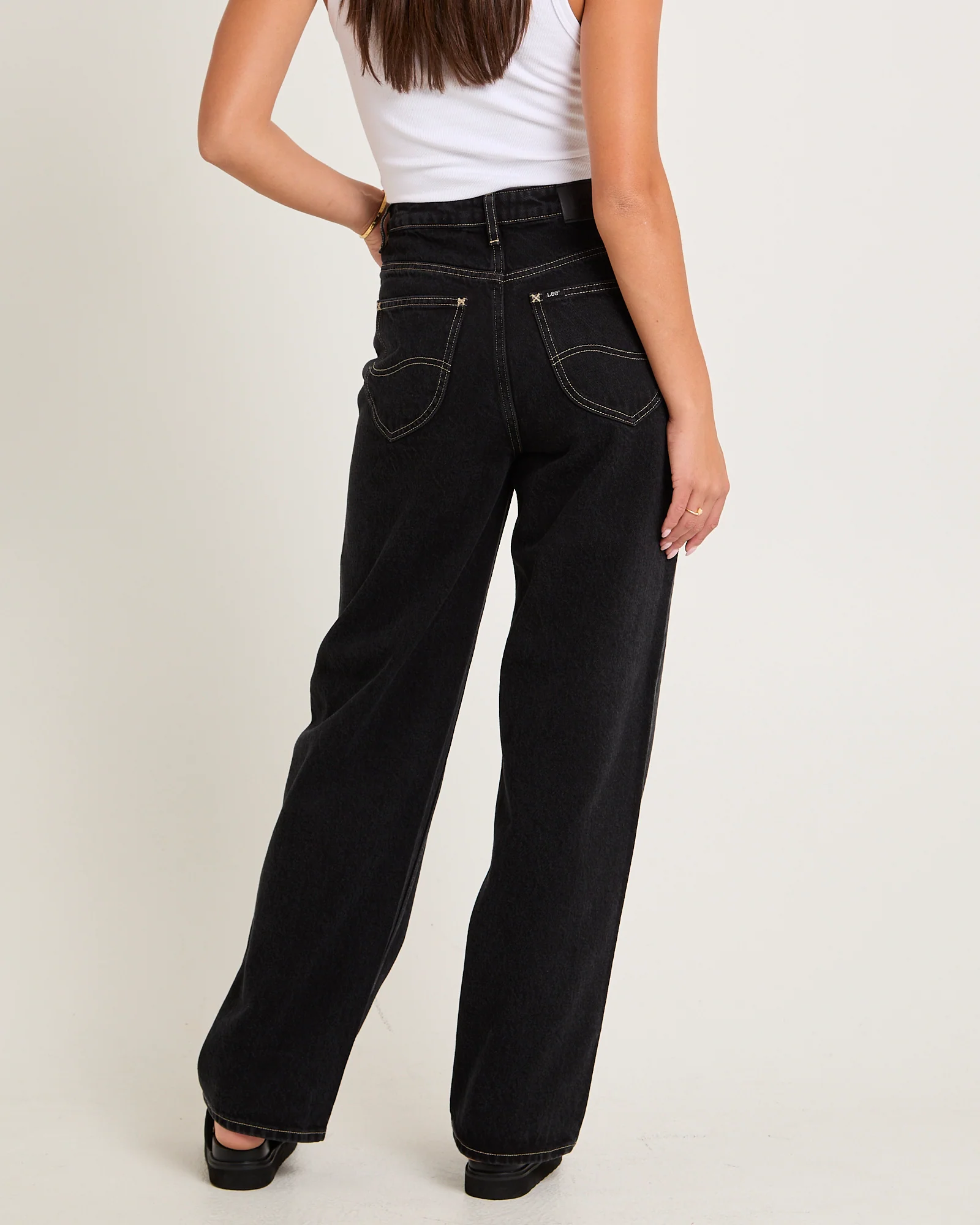 High Baggy Denim Jeans - Image 2