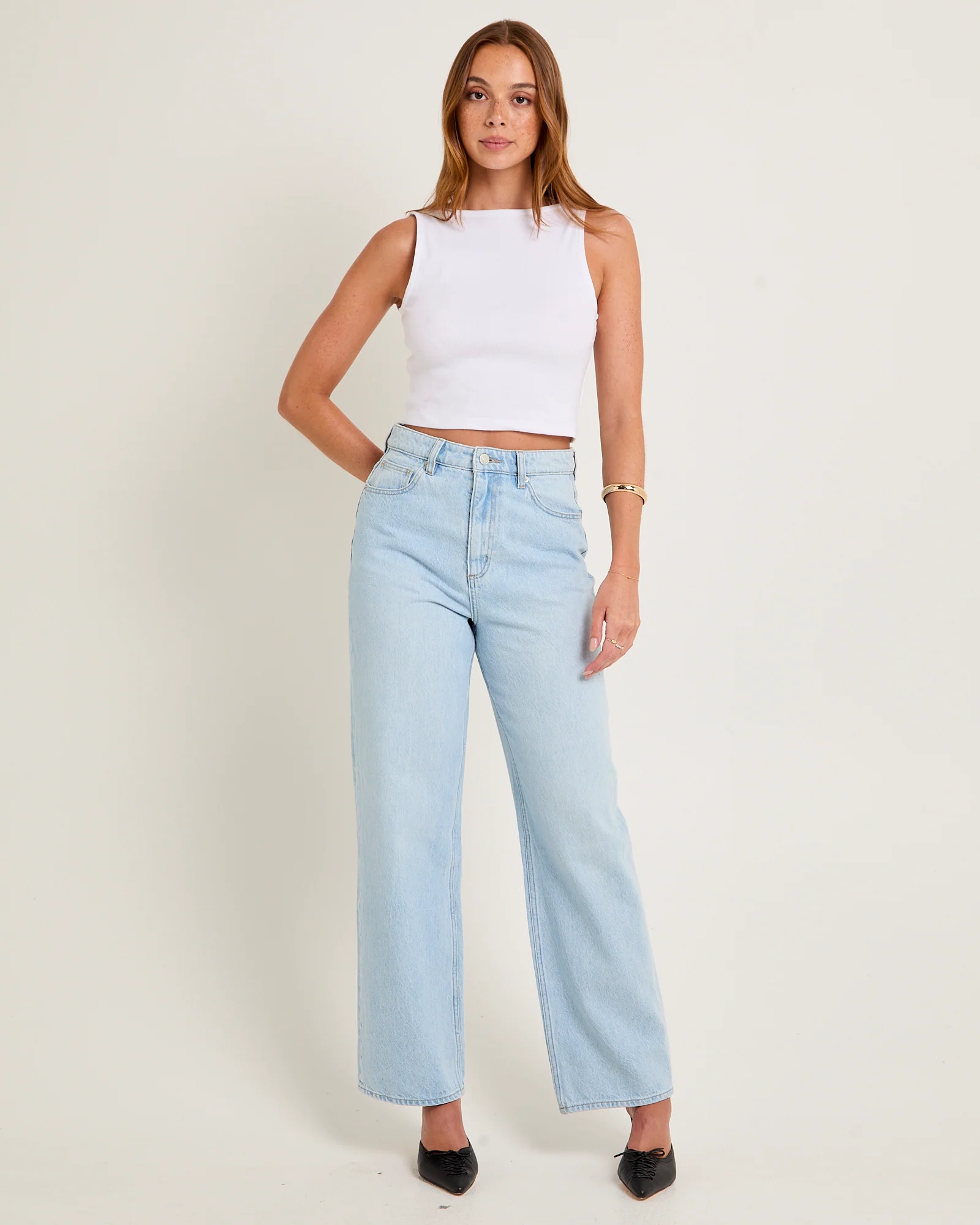 High Baggy Denim Jeans - Image 3