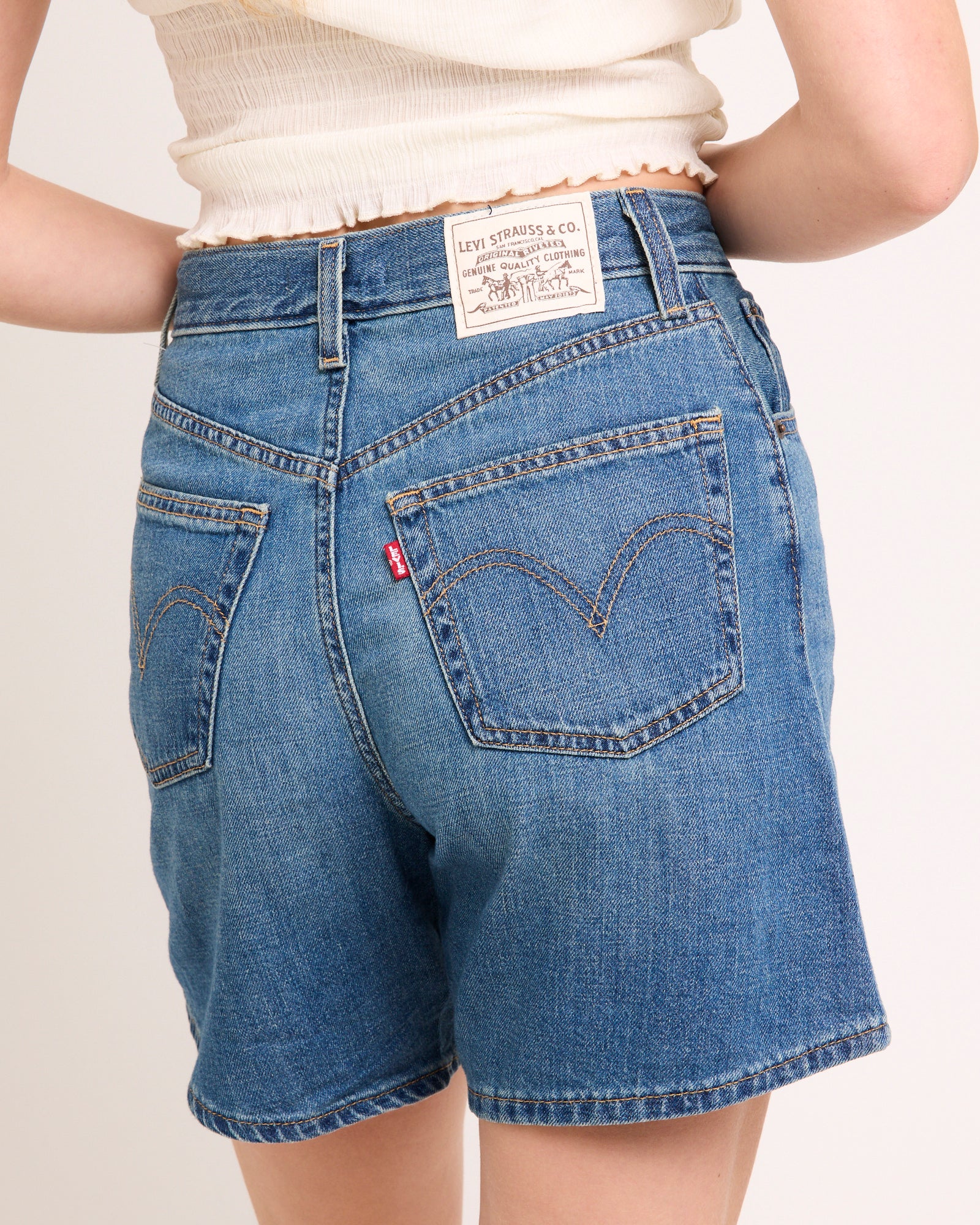 High Baggy Denim Shorts - Image 5