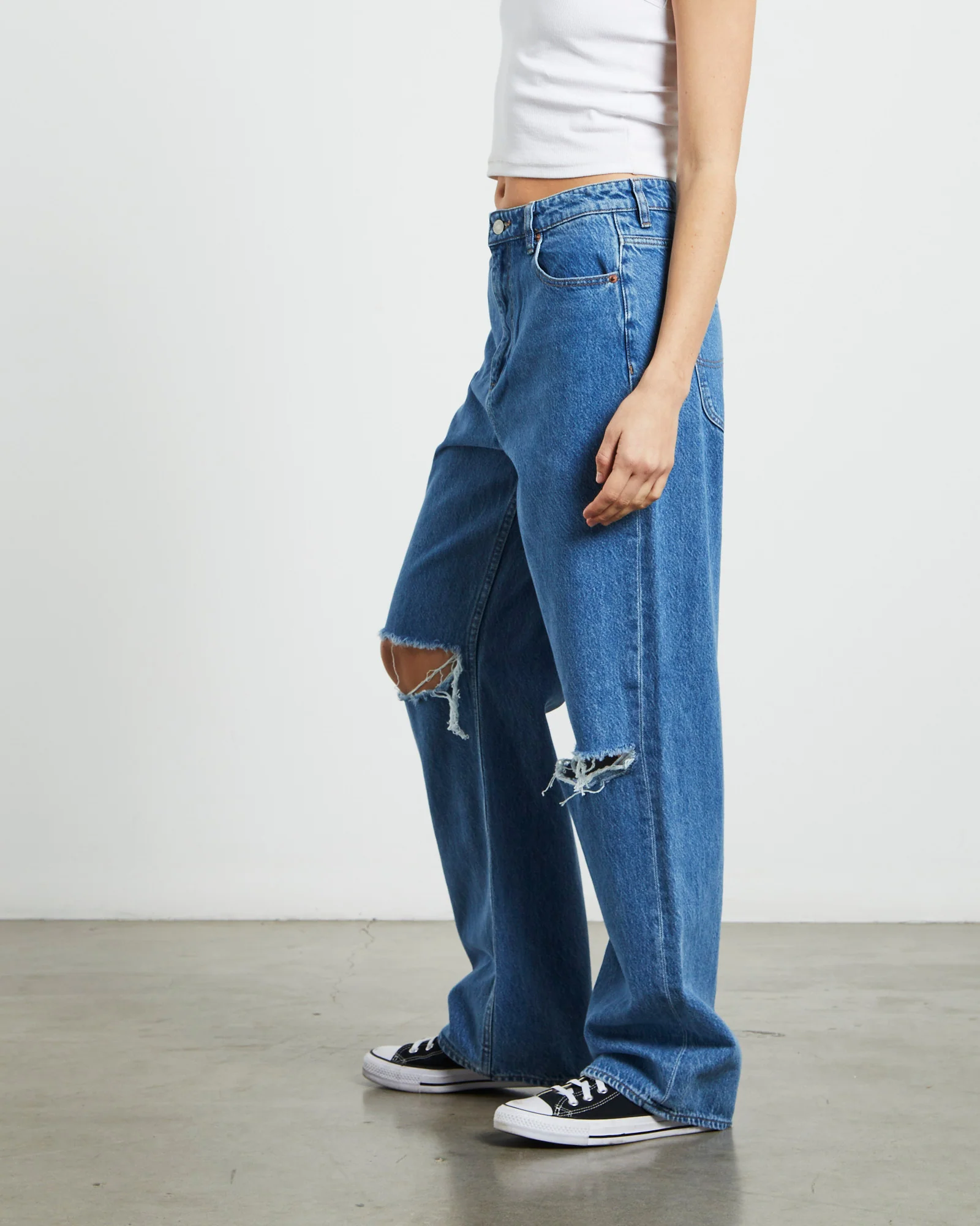 High Baggy Jeans Next Decon Blue - Image 2