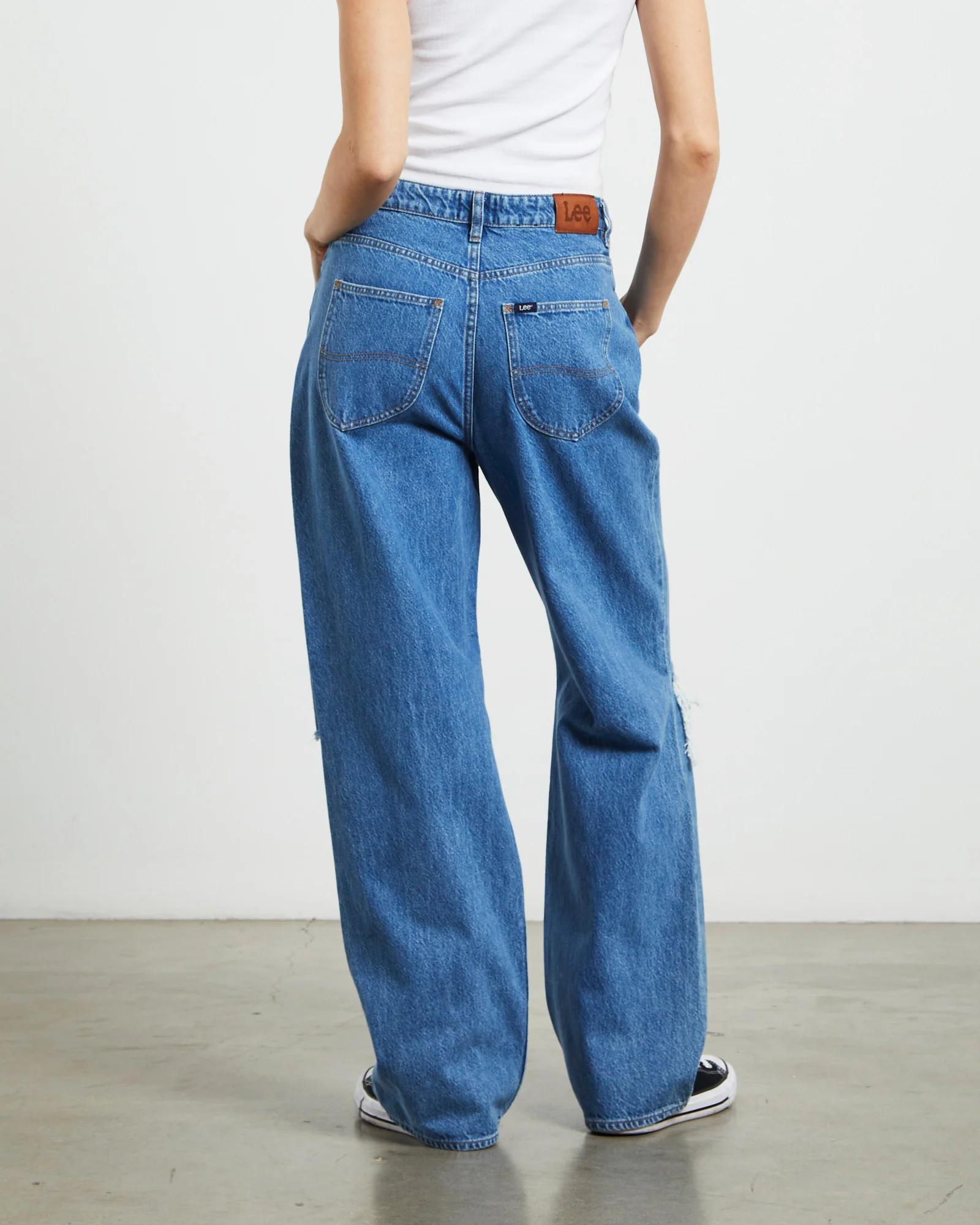 High Baggy Jeans Next Decon Blue - Image 3