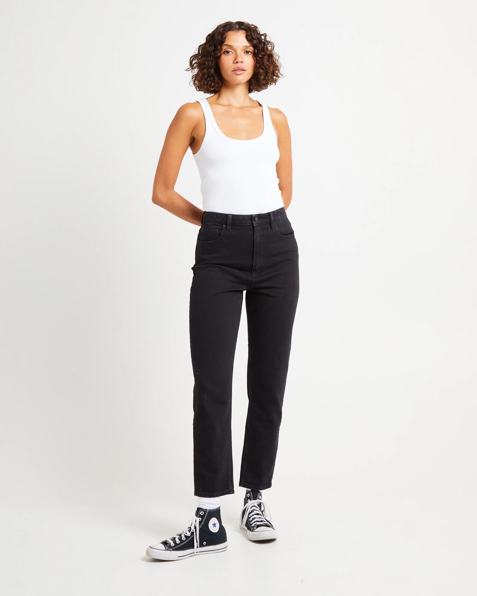 High Mom Jeans Homme Black - Image 3