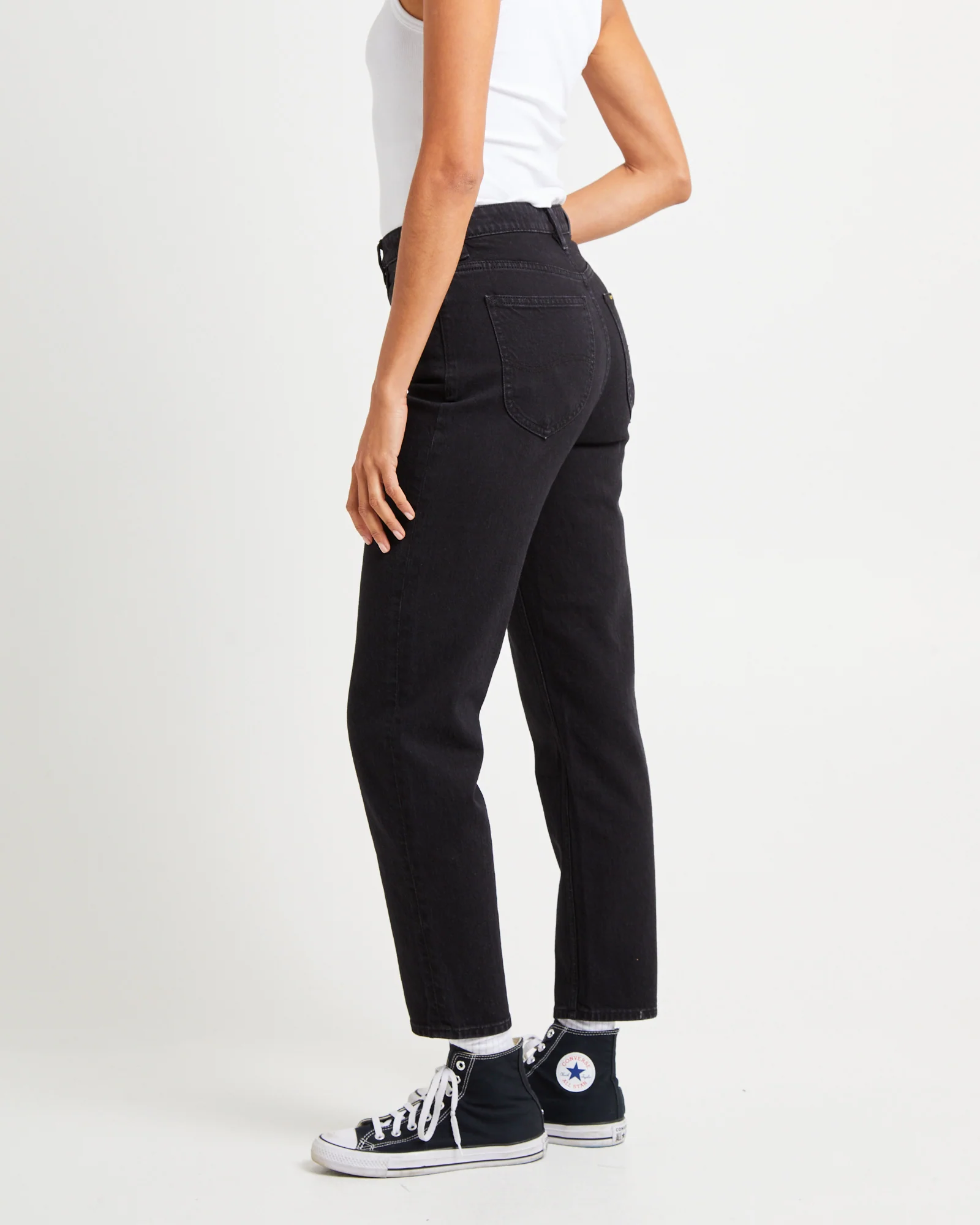 High Mom Jeans Homme Black - Image 4