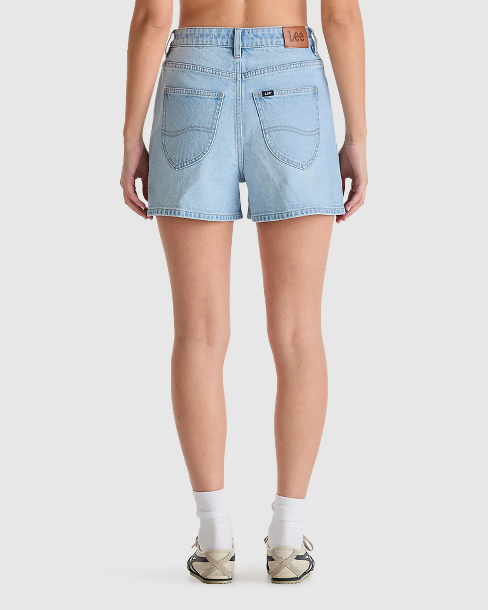 High Relaxed Denim Shorts - Image 3