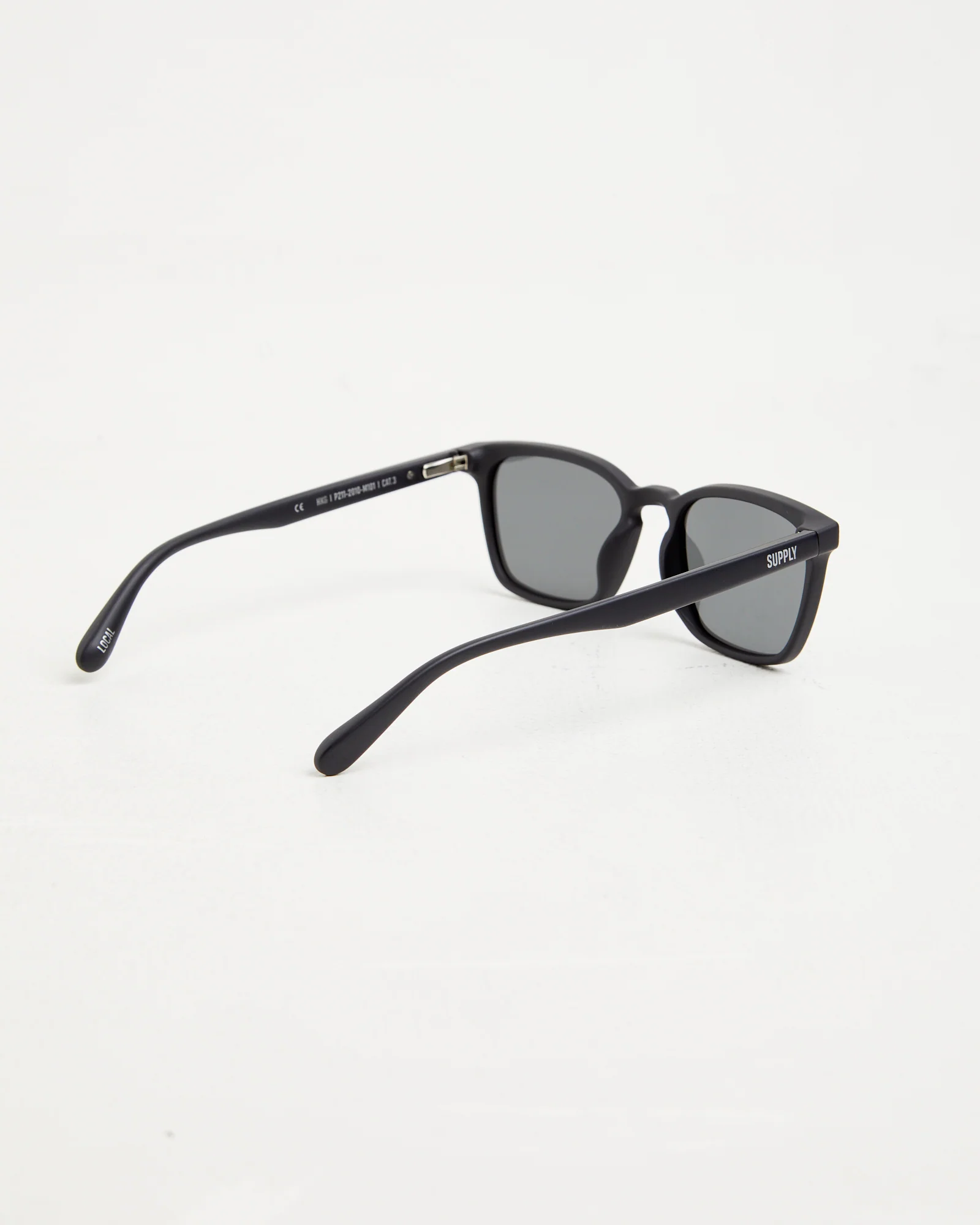 HKG Sunglasses in Matte Black/Dark Grey - Image 3
