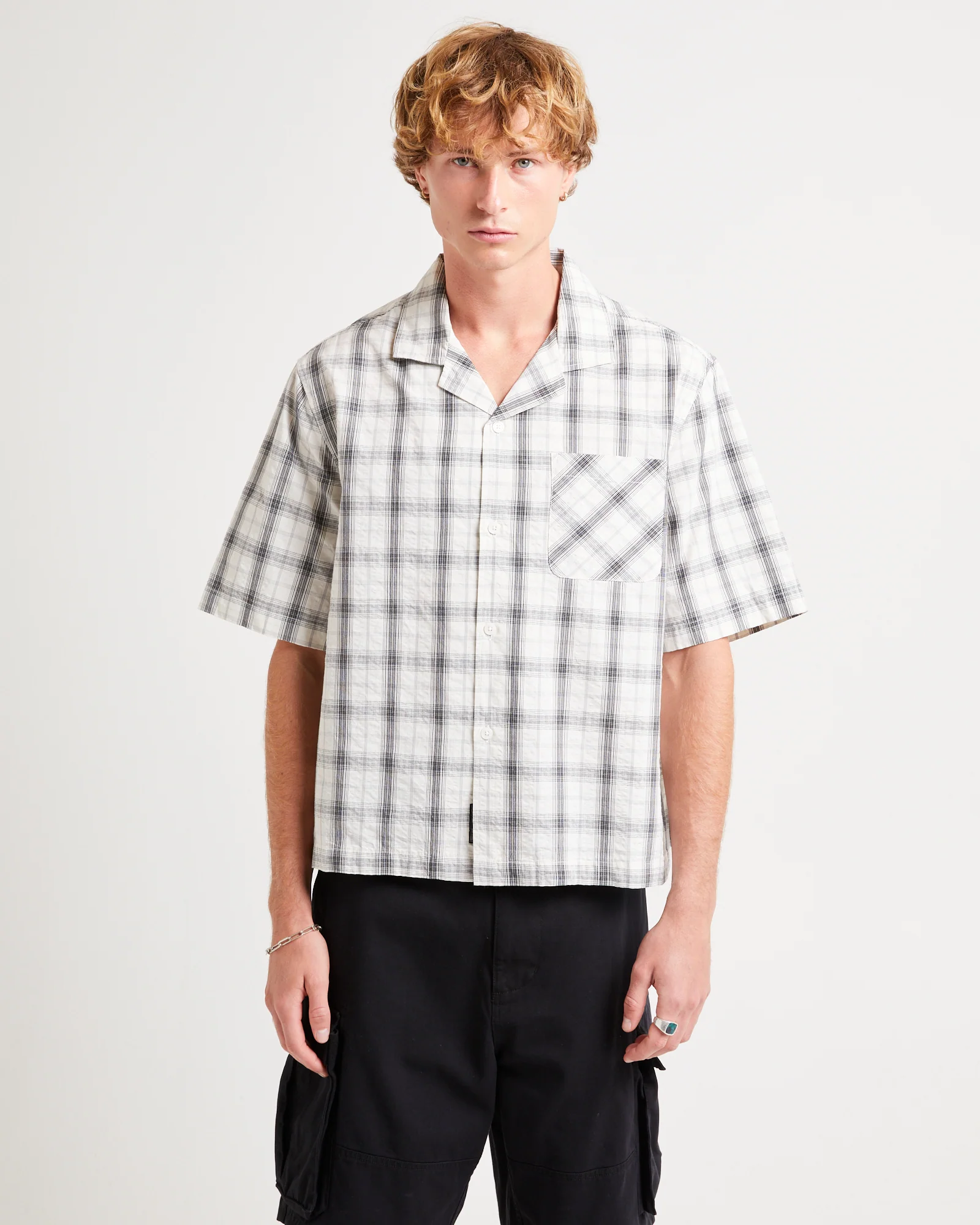 Homage Cropped Resort Shirt - Image 3