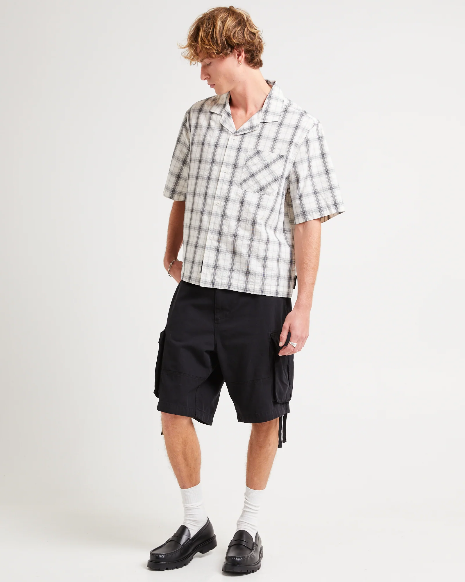 Homage Cropped Resort Shirt - Image 4