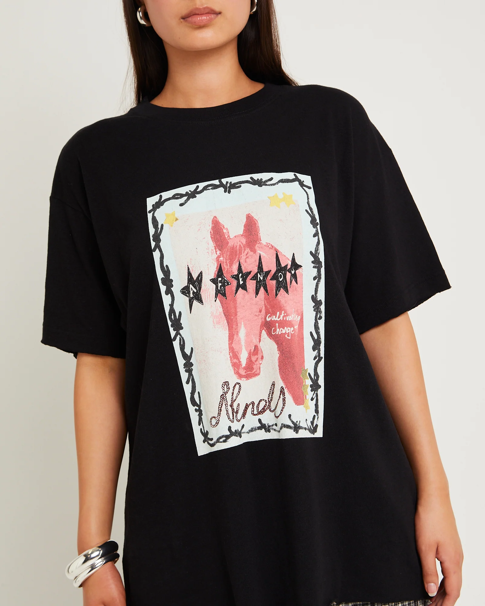 Horsegirl Oversized Tee - Image 5