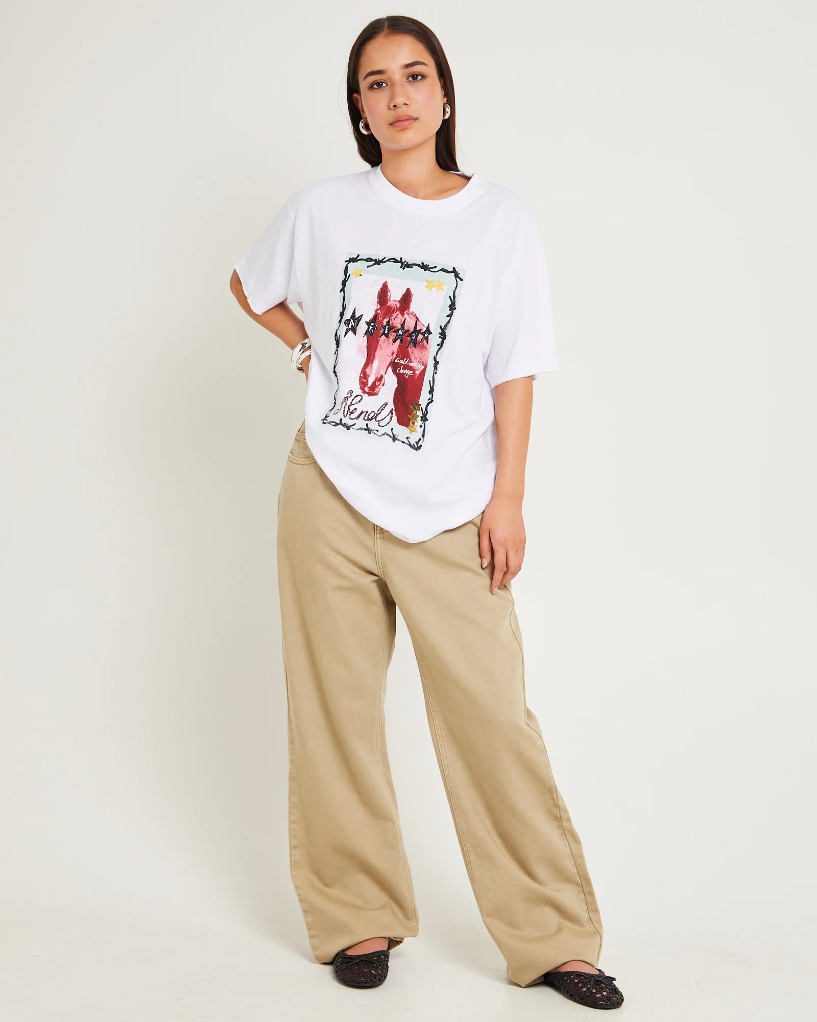 Horsegirl Oversized Tee - Image 3