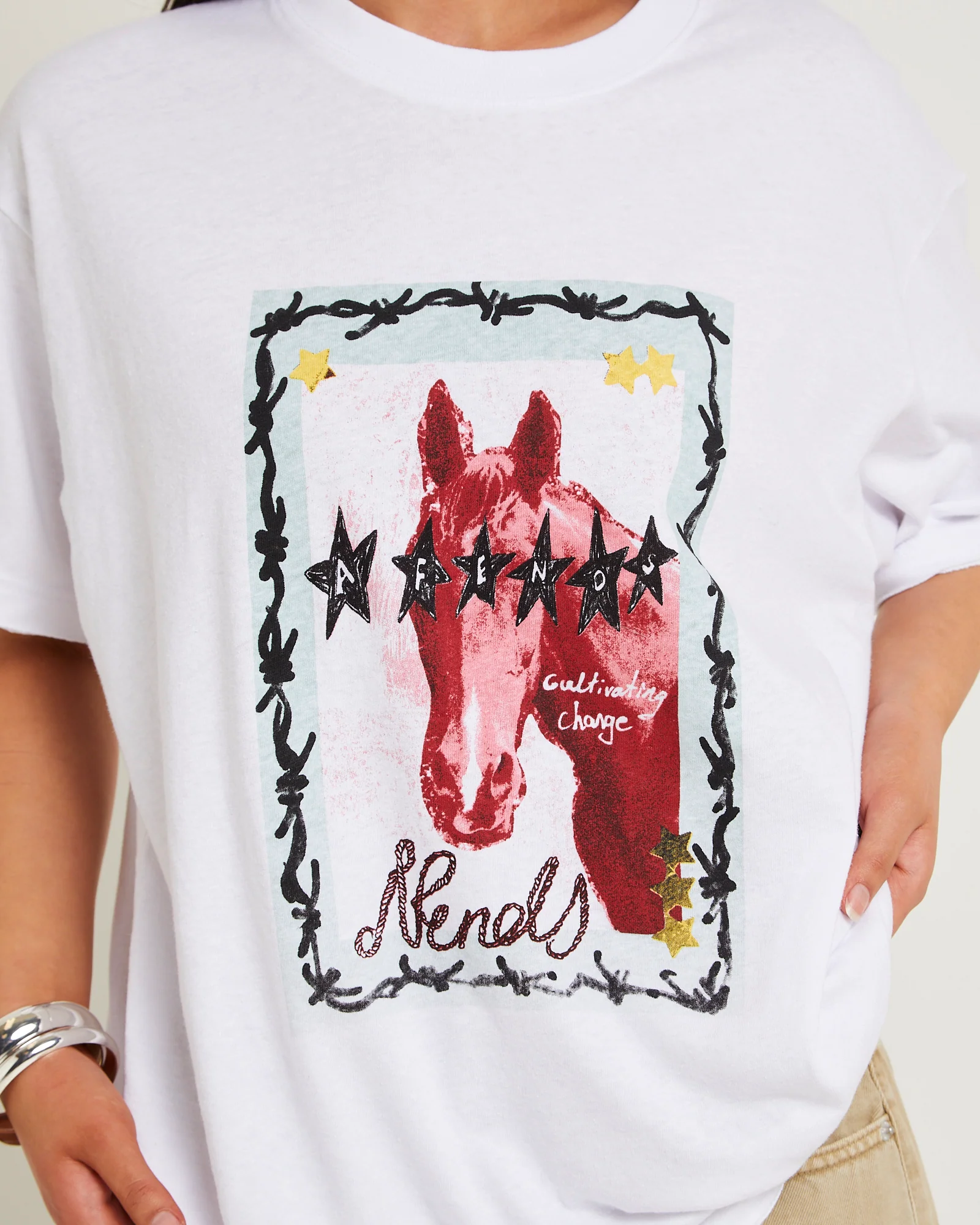Horsegirl Oversized Tee - Image 5