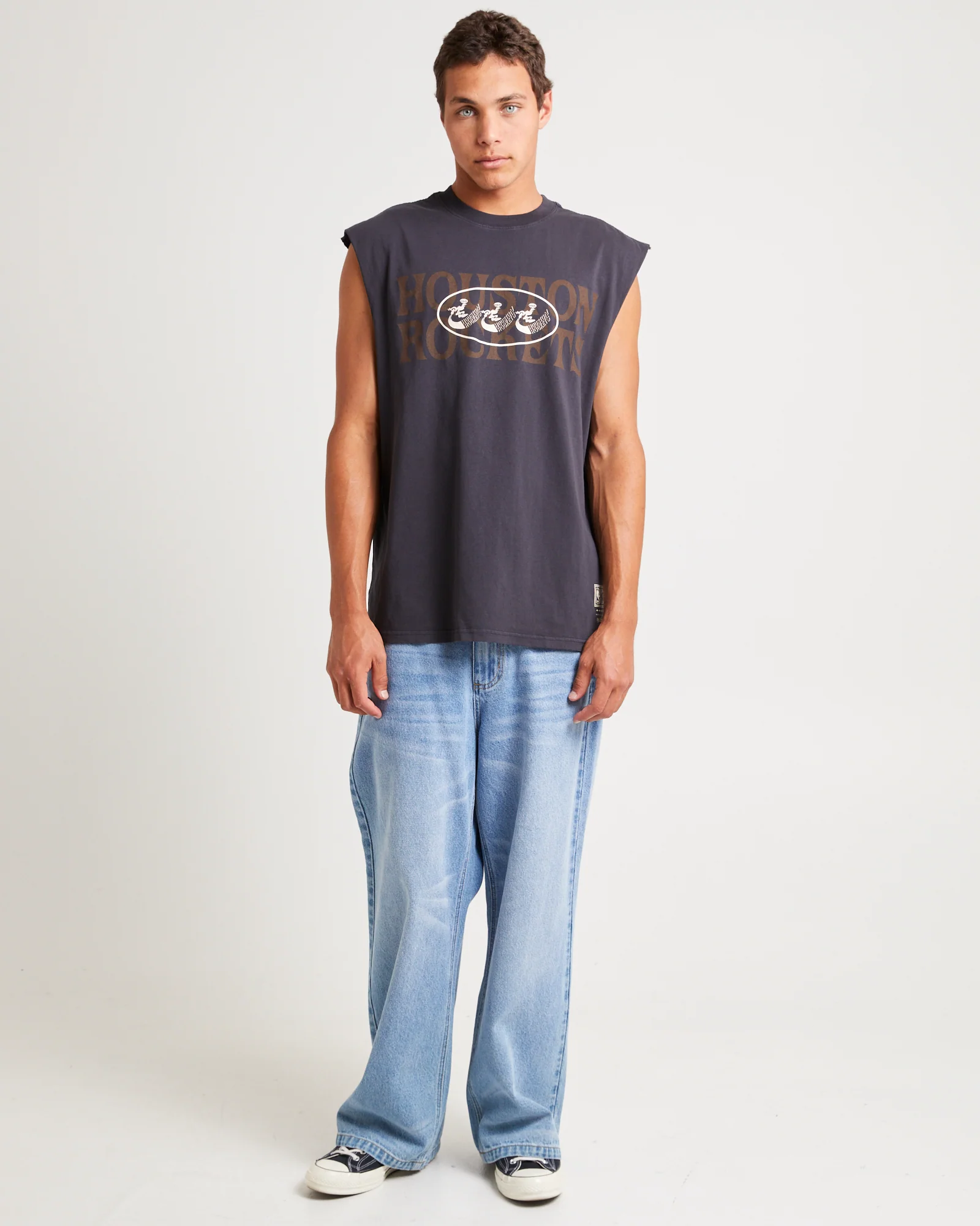 Houston Rockets Triad Muscle T-Shirt - Image 3