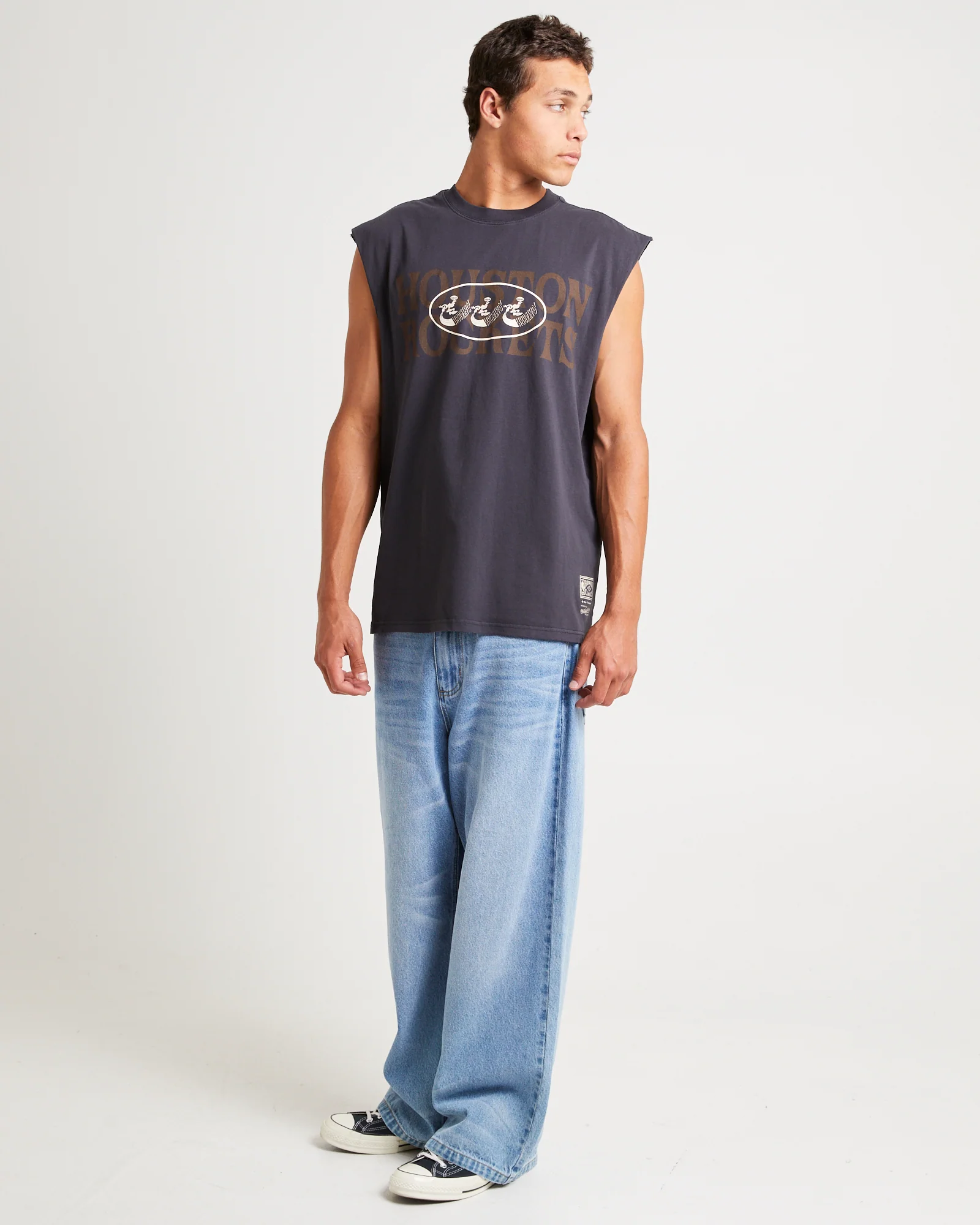 Houston Rockets Triad Muscle T-Shirt - Image 4