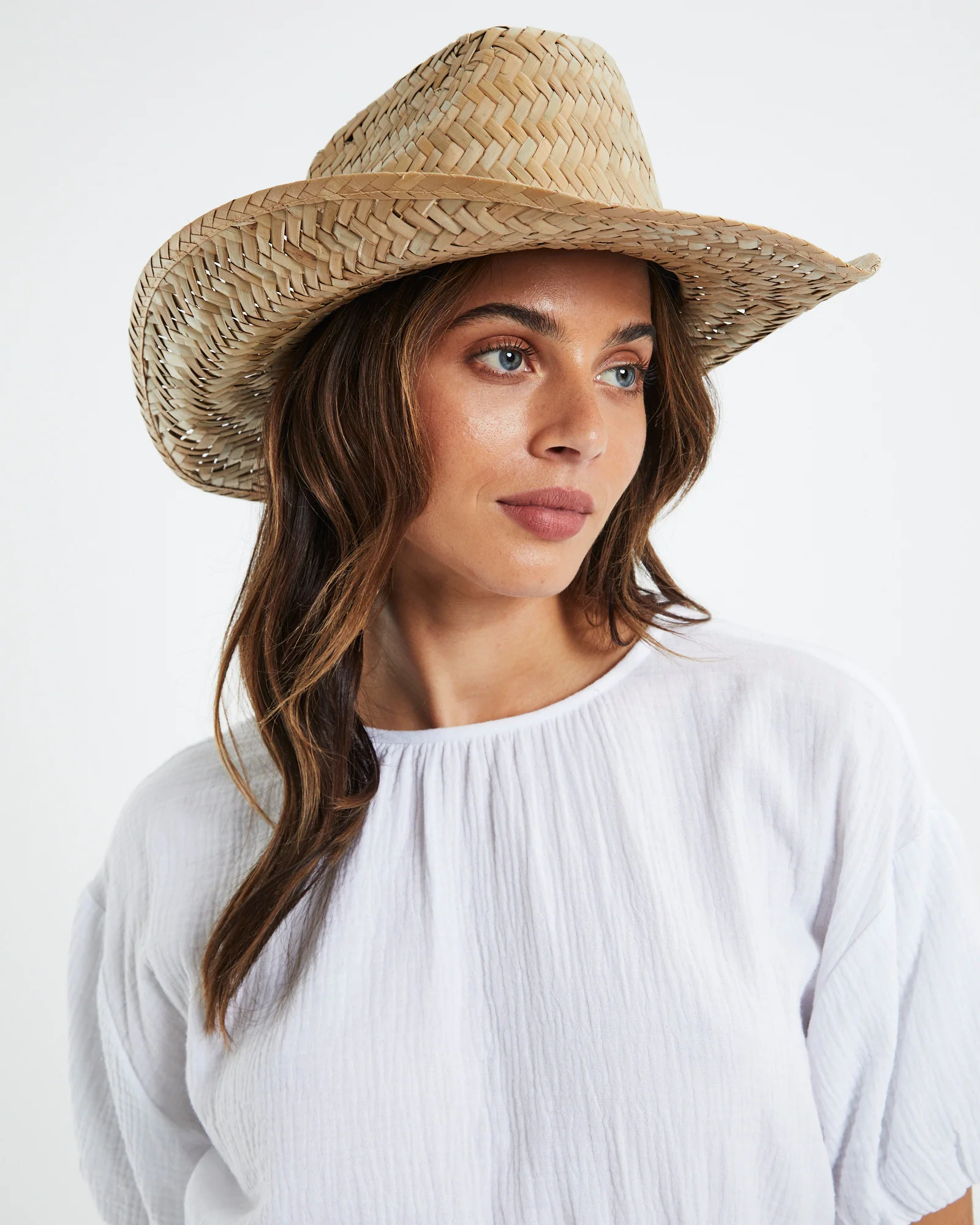 Houston Straw Cowboy Hat Natural - Image 5