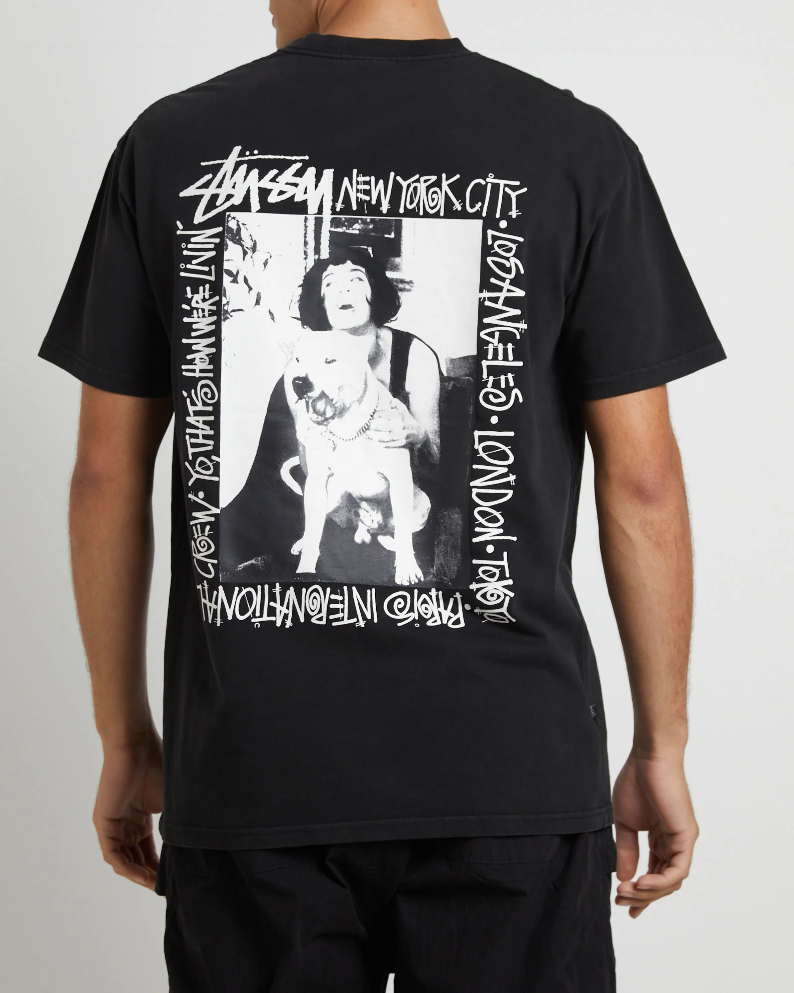 How We're Living Heavyweight Short Sleeve T-Shirt in Black - Image 5