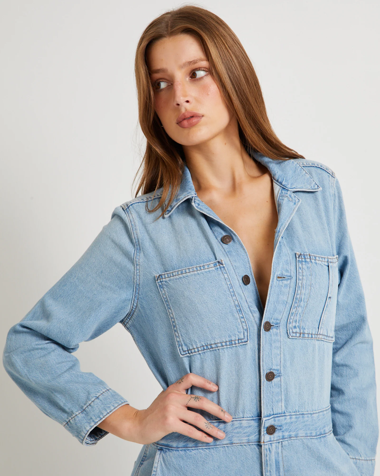 Iconic Denim Jumpsuit - Image 6