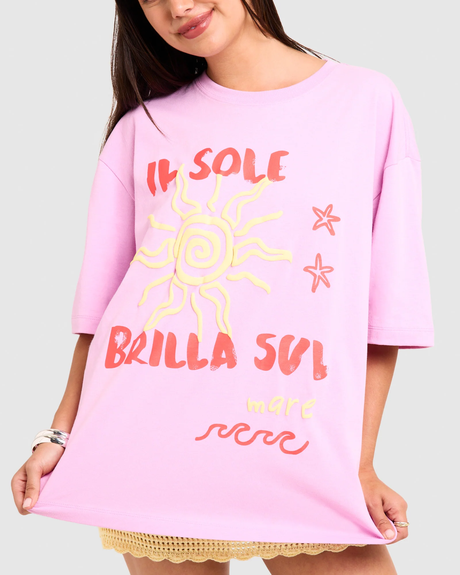 Il Sole Oversized Short Sleeve T-Shirt - Image 5