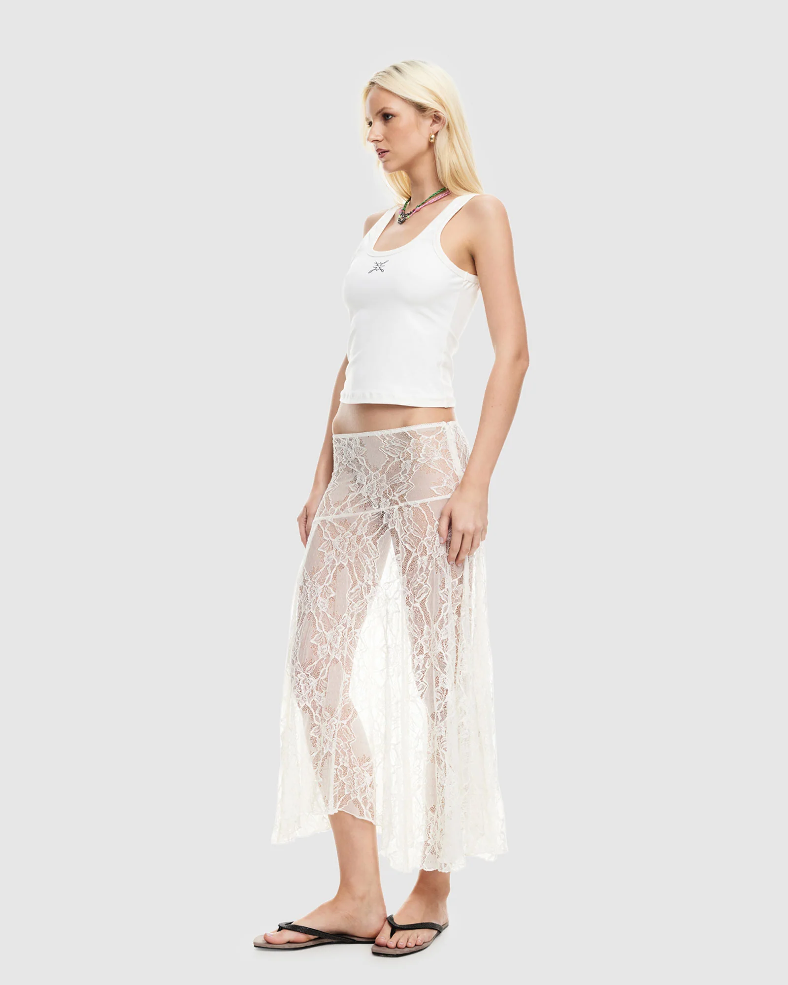 In Bloom Lace Midi Skirt - Image 5
