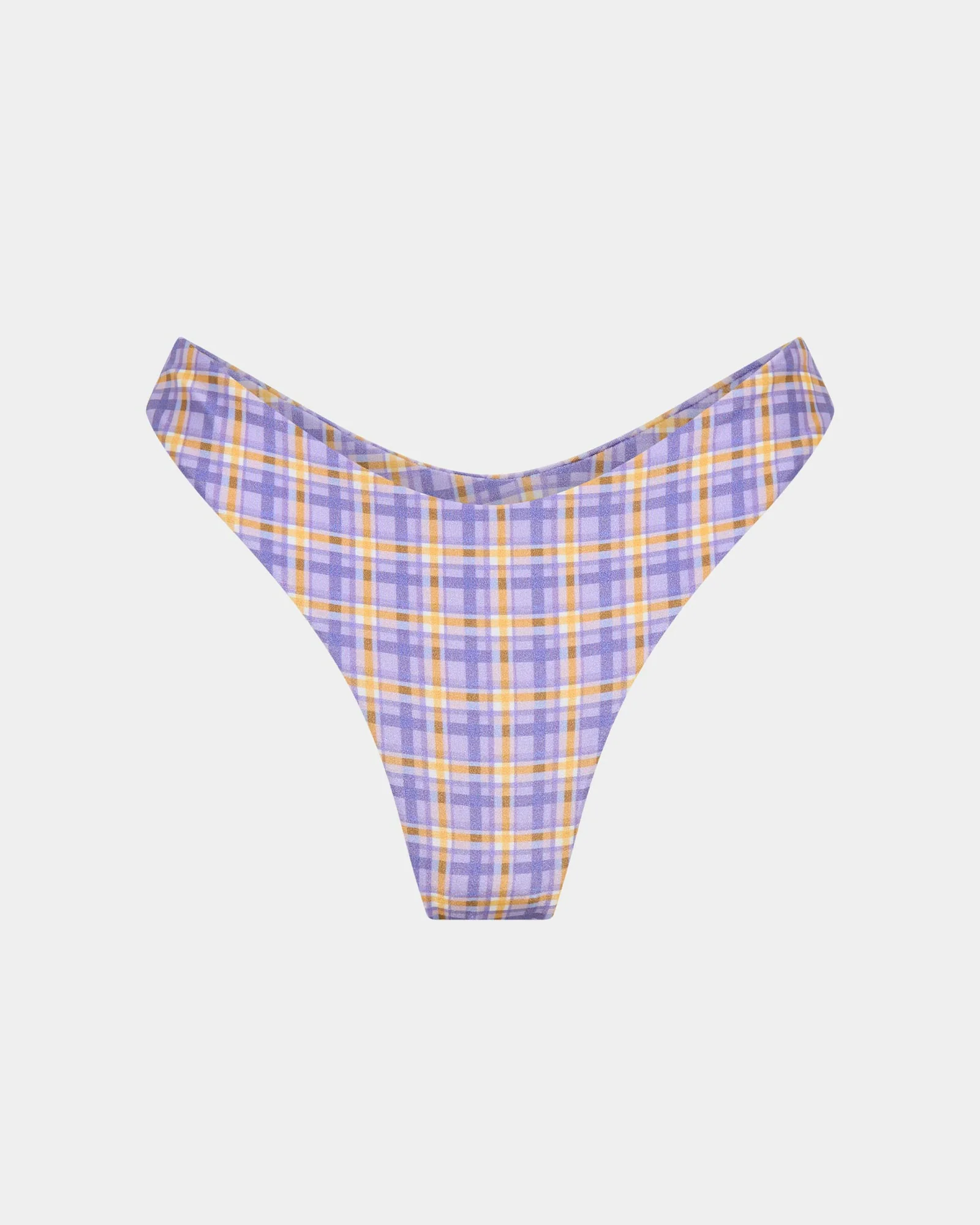 India Blurred Check Underwire Bikini Top Bikini Set - Image 6