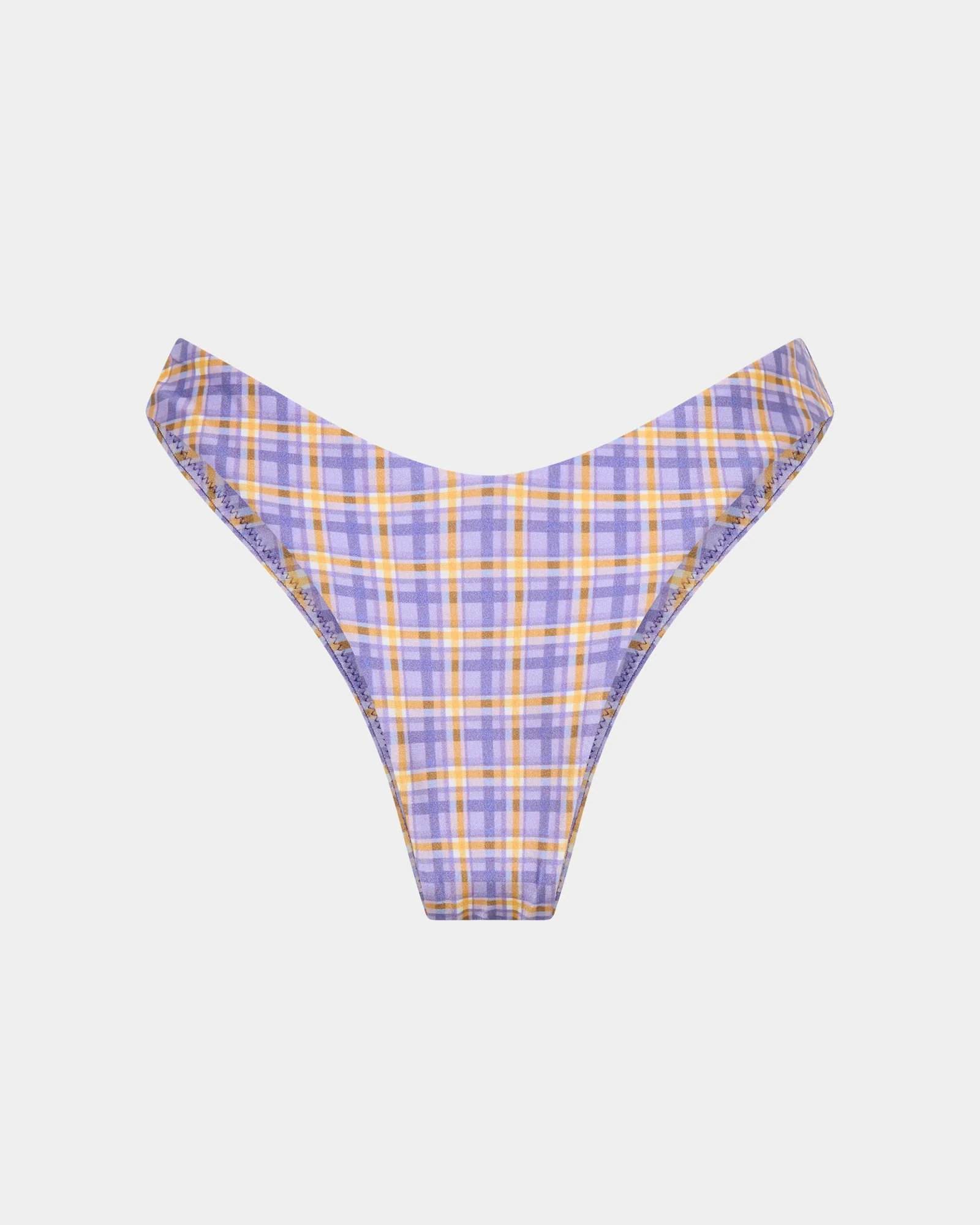 India Blurred Check Underwire Bikini Top Bikini Set - Image 7