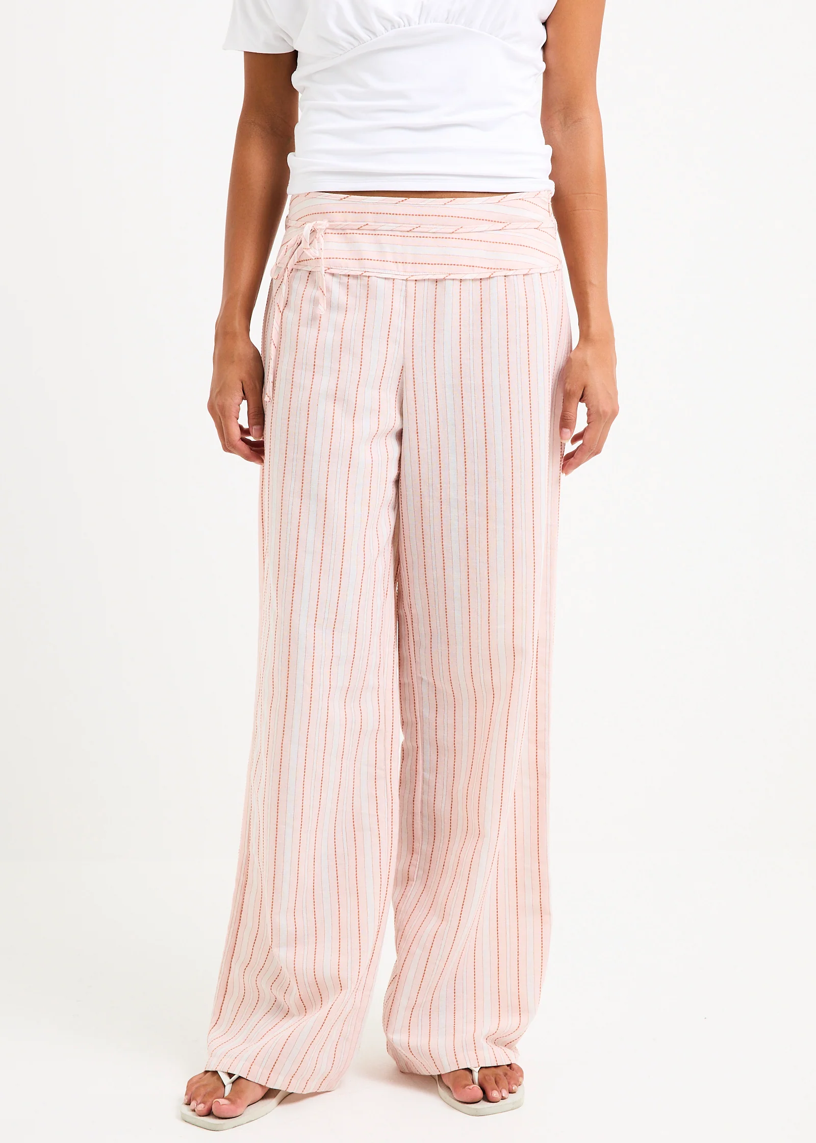 Ines Stripes Low Rise Pants - Image 3