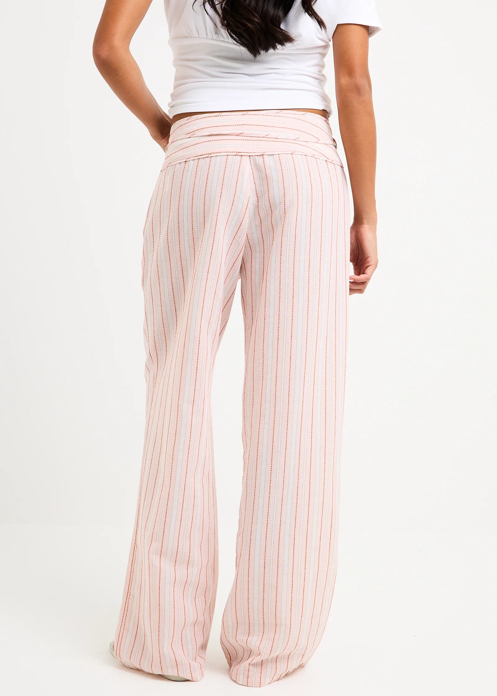 Ines Stripes Low Rise Pants - Image 4