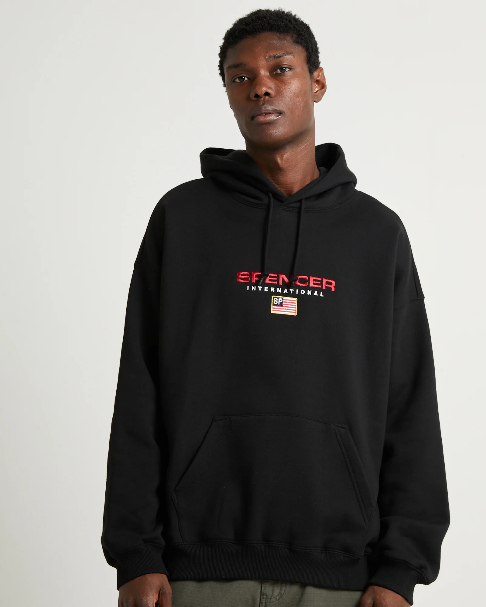 International Hoodie Black - Image 5