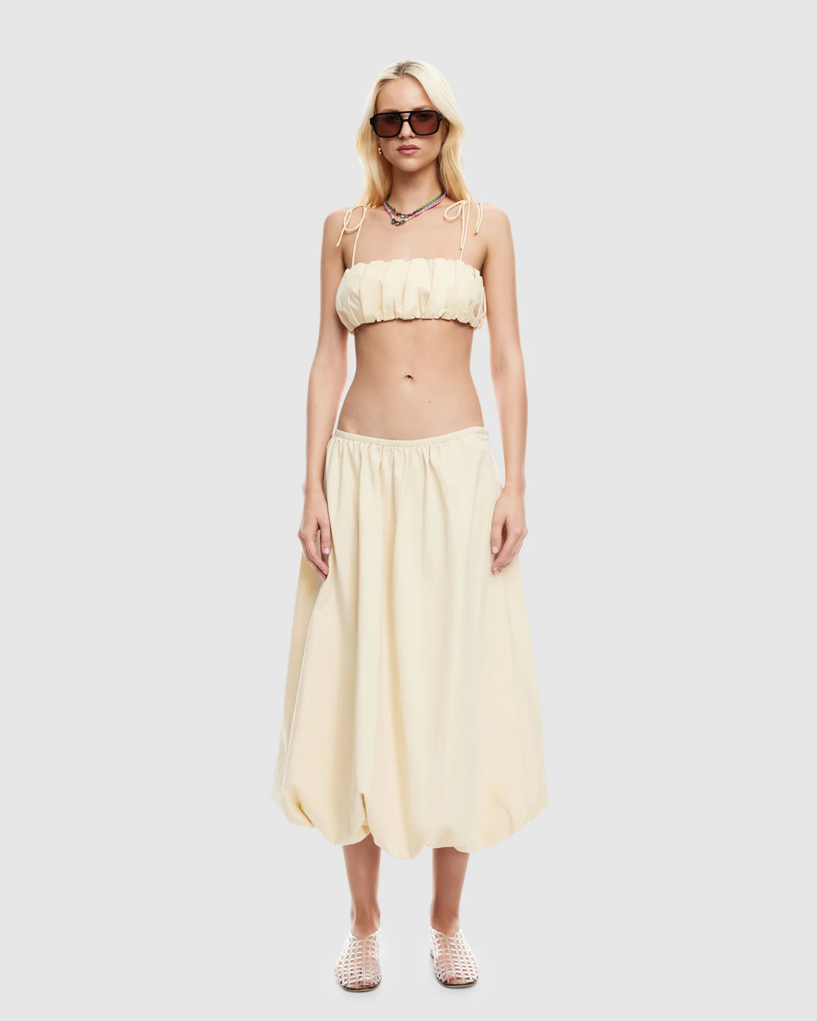 Intuition Bubble Midi Skirt - Image 3