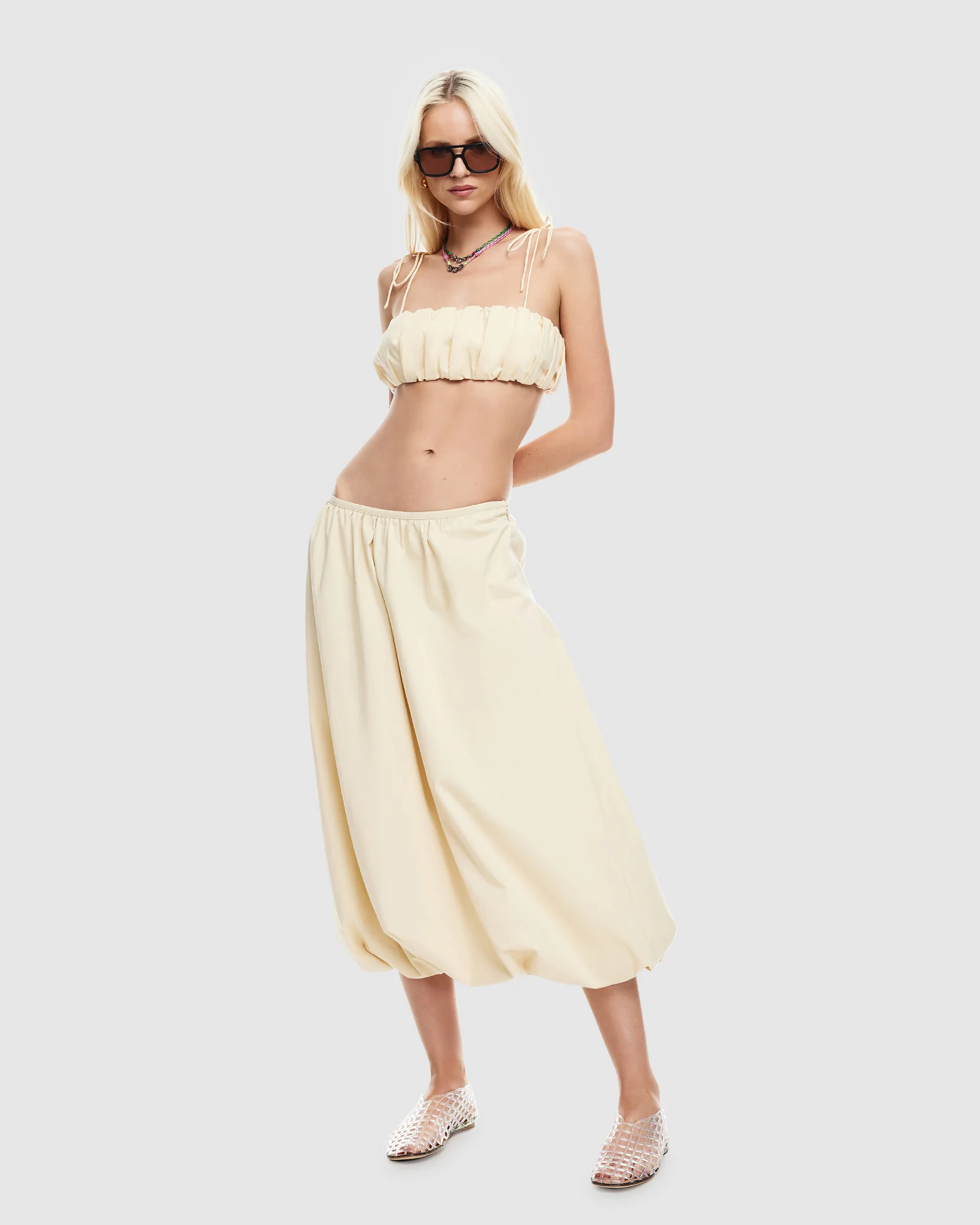 Intuition Bubble Midi Skirt - Image 4