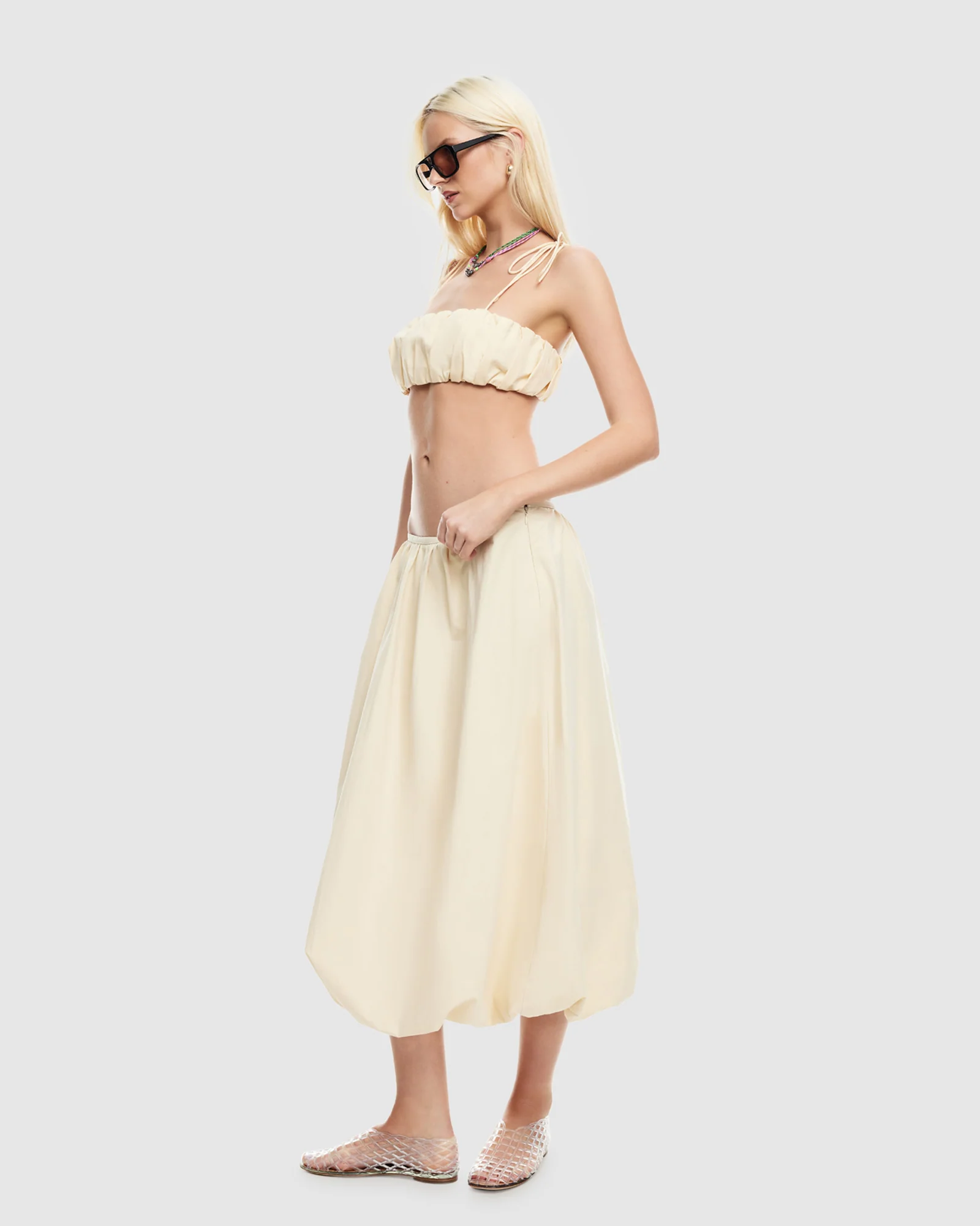 Intuition Bubble Midi Skirt - Image 6