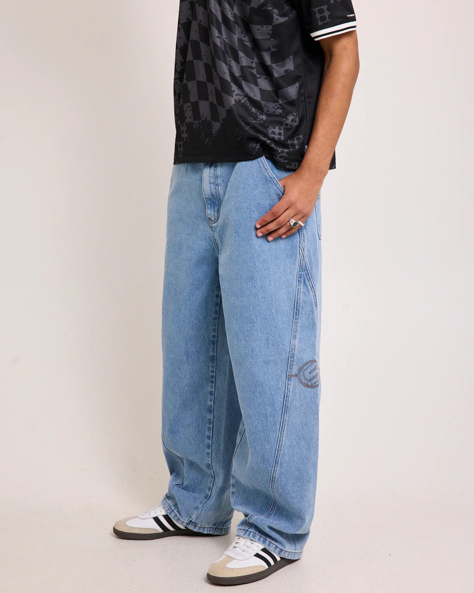 Inversion Baggy Denim Jeans - Image 3