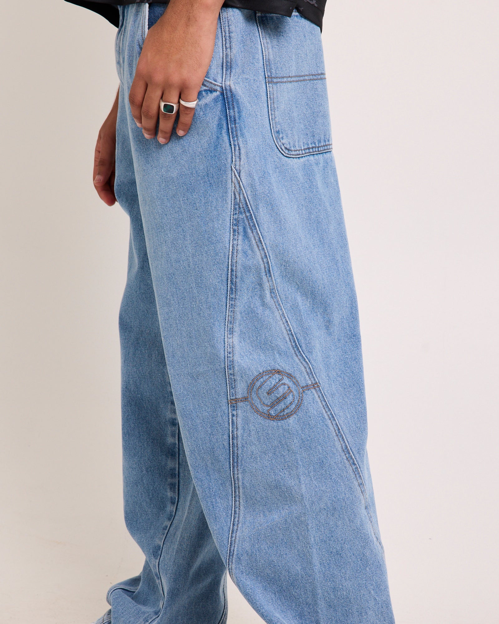 Inversion Baggy Denim Jeans - Image 5