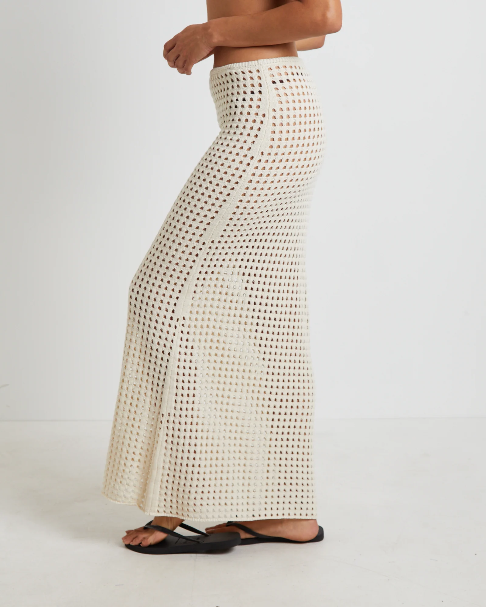 Iris Crochet Maxi Skirt - Image 4