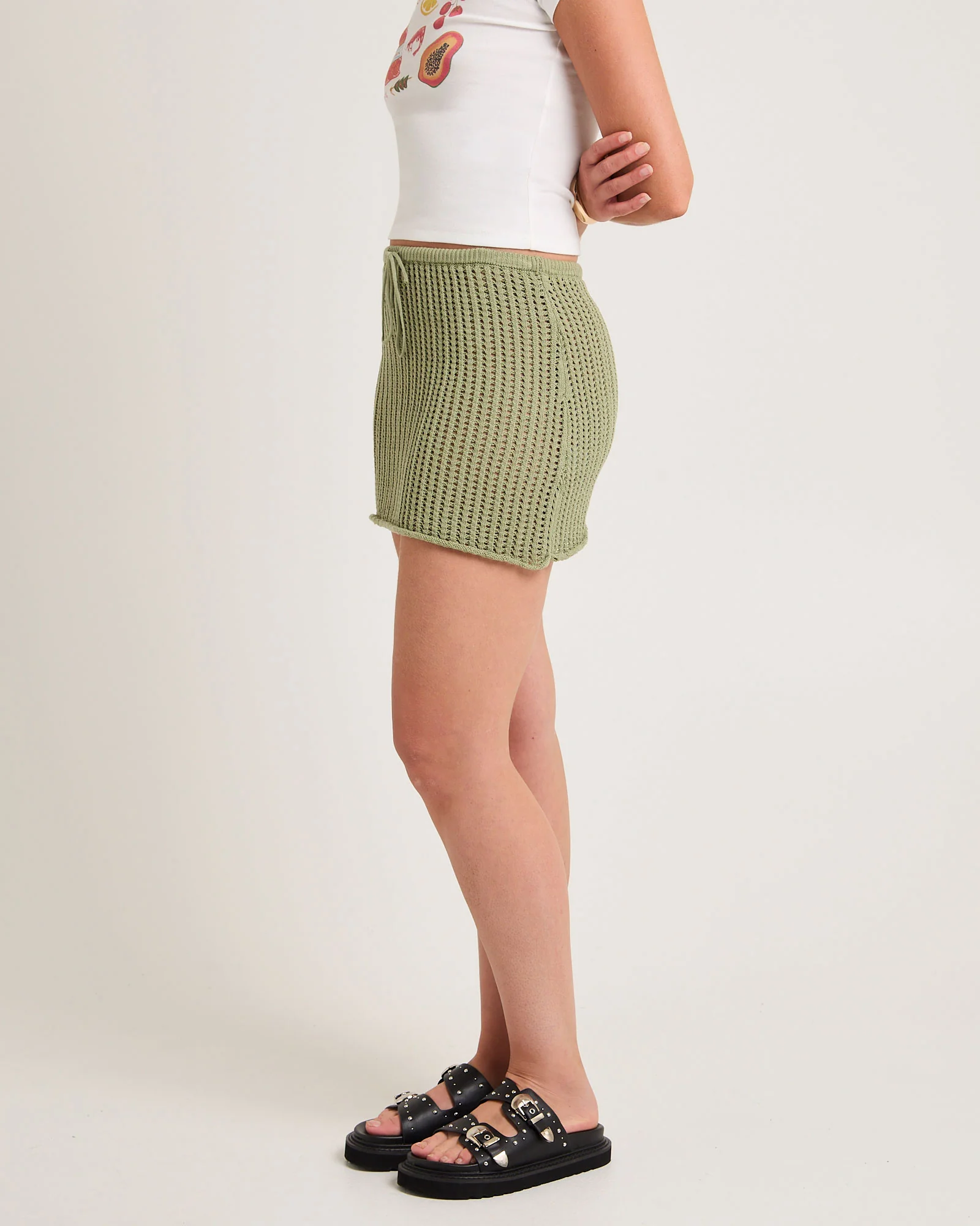 Iris Crochet Mini Skirt - Image 4